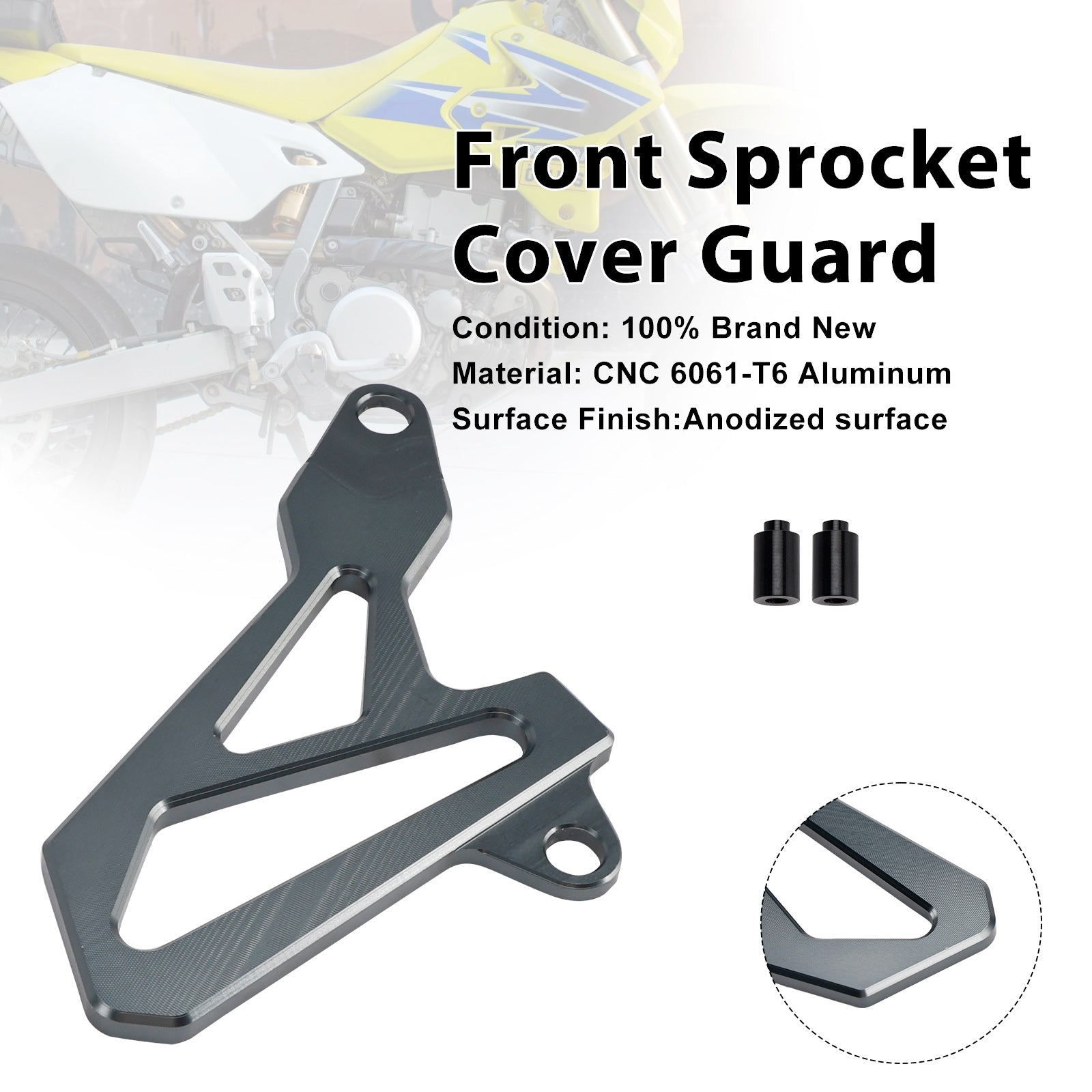 2000-2024 Suzuki DR-Z400SM DRZ400/S/E Front Sprocket Cover Guard