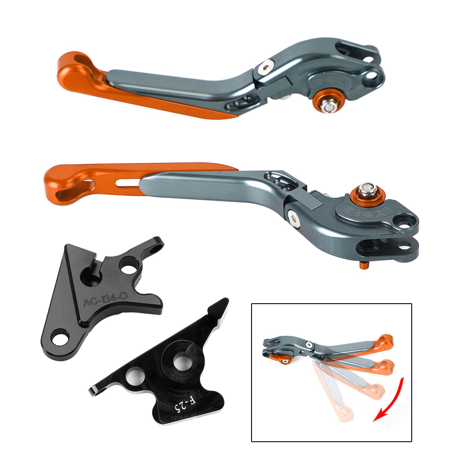 2021-2023 HONDA CB350 HNESS GB350 CB350 ALAVANHA DE FREIO AJUTADA AJUSTÁVEL