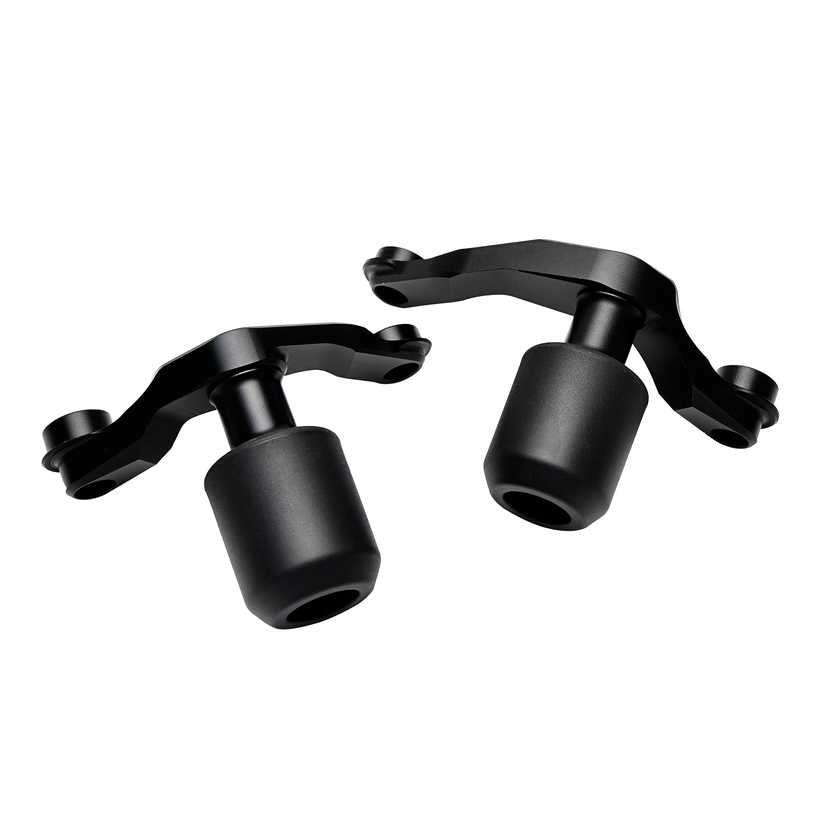 20-23 2021 Kawasaki Zh2 Cnc Anti-Crash Frame Sliders Protector Black