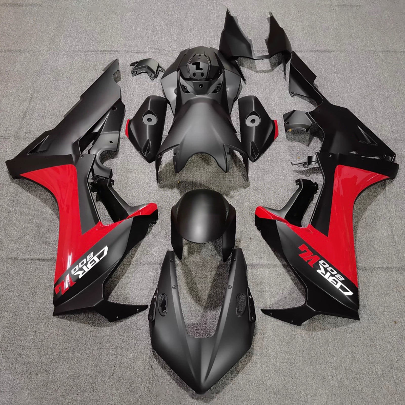 Amotopart 2017-2026 Honda CBR1000RR Red/Black Fairing Kit