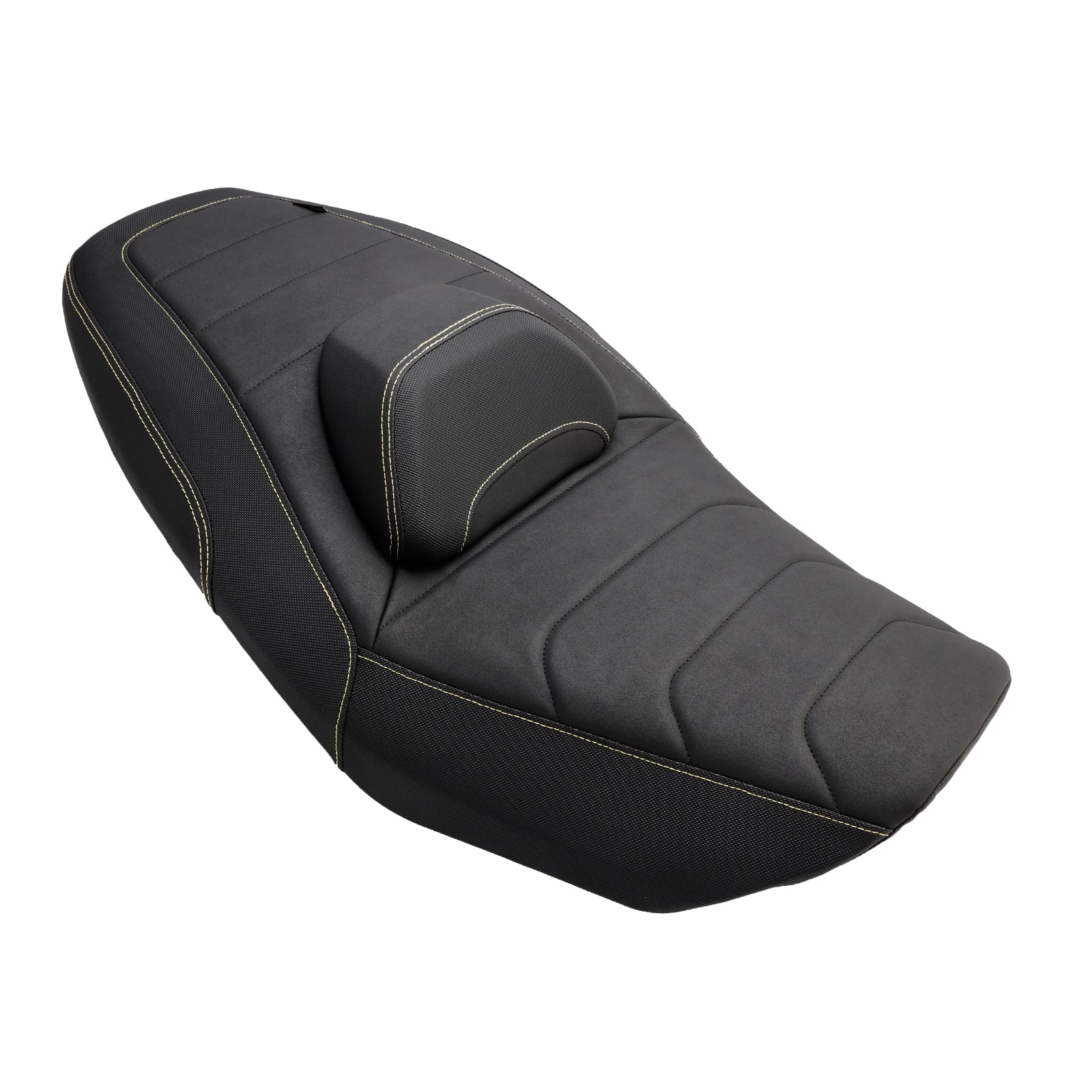 2022-2024 YAMAHA T-MAX VÄRMANDE FRAM BAKTAR PASSENGER SEAT Blue Yellow