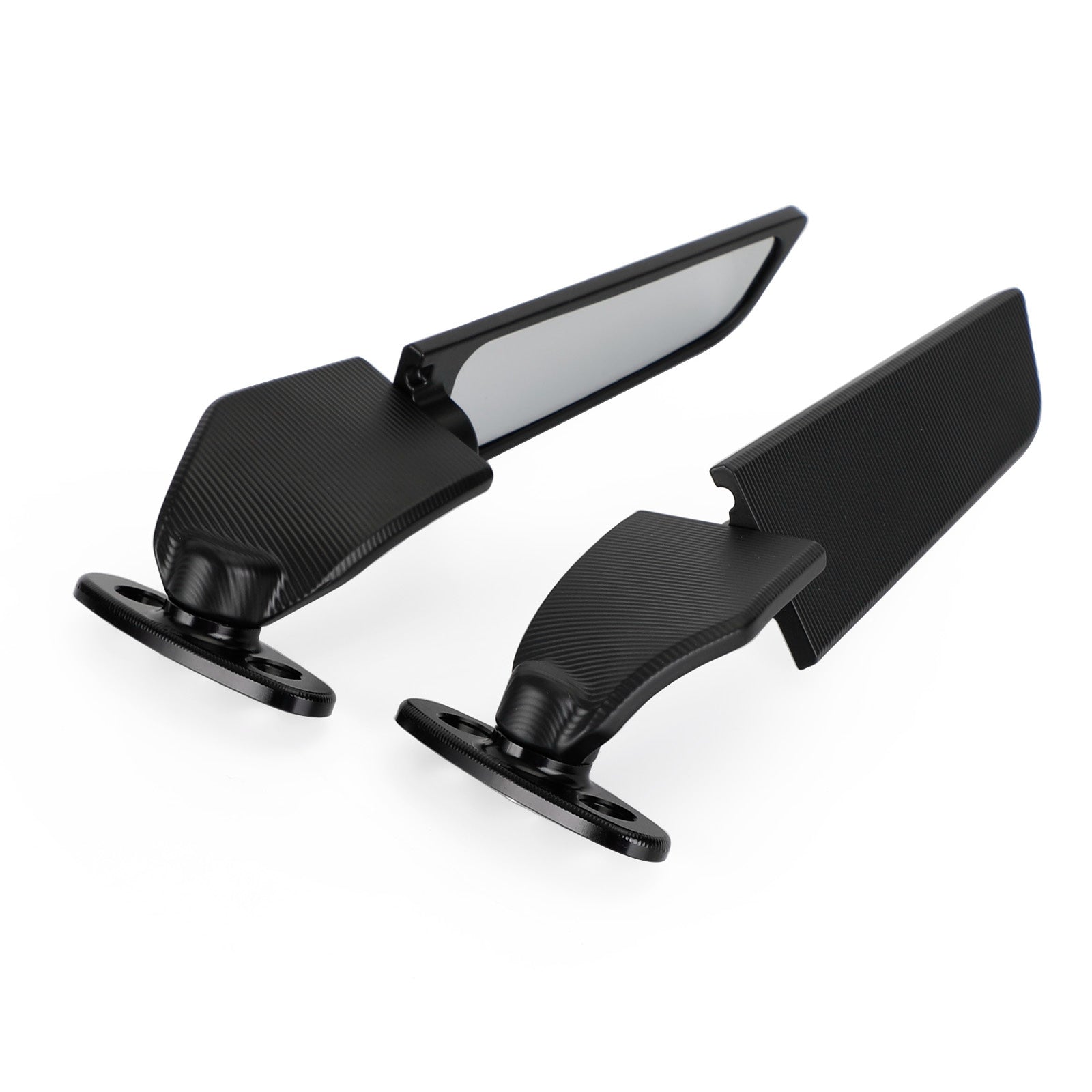 2001-2019 Suzuki GSXR 600 Adjustable Wing Fin Rearview Mirrors