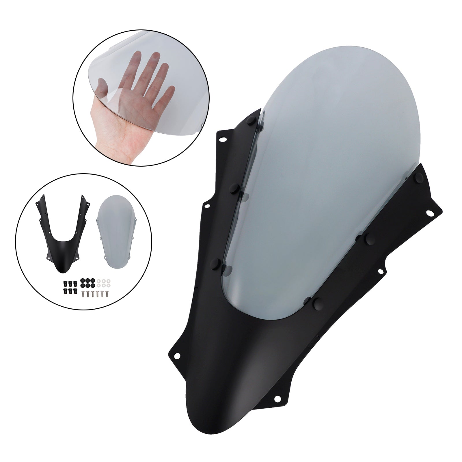 2023 Kawasaki ZX-4R ZX-4RR vindrutan vindruta