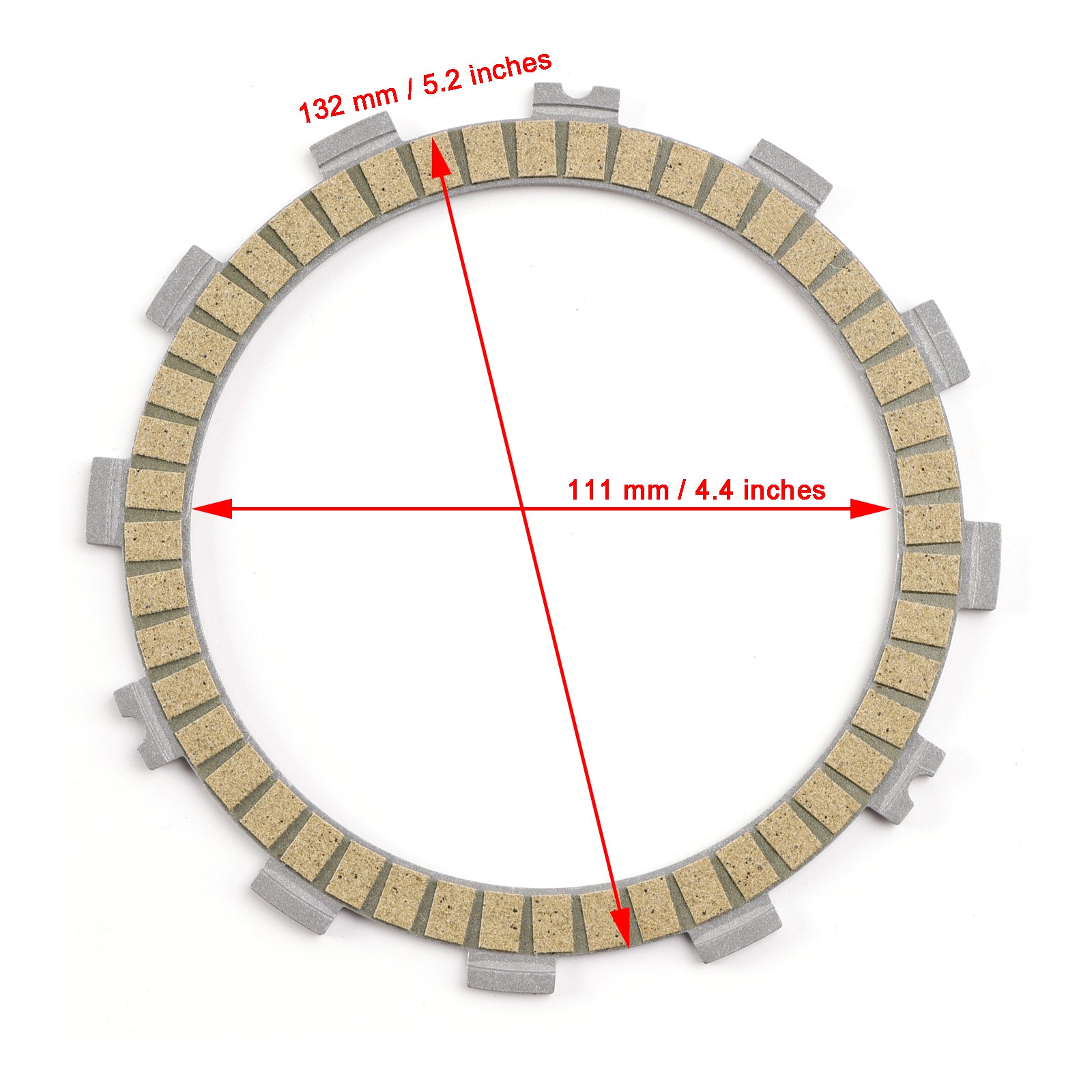 2006-2007 Suzuki GSXR600 GSXR750 K6/K7 Koppeling Wrijvingsplaatkit 21441-36F30
