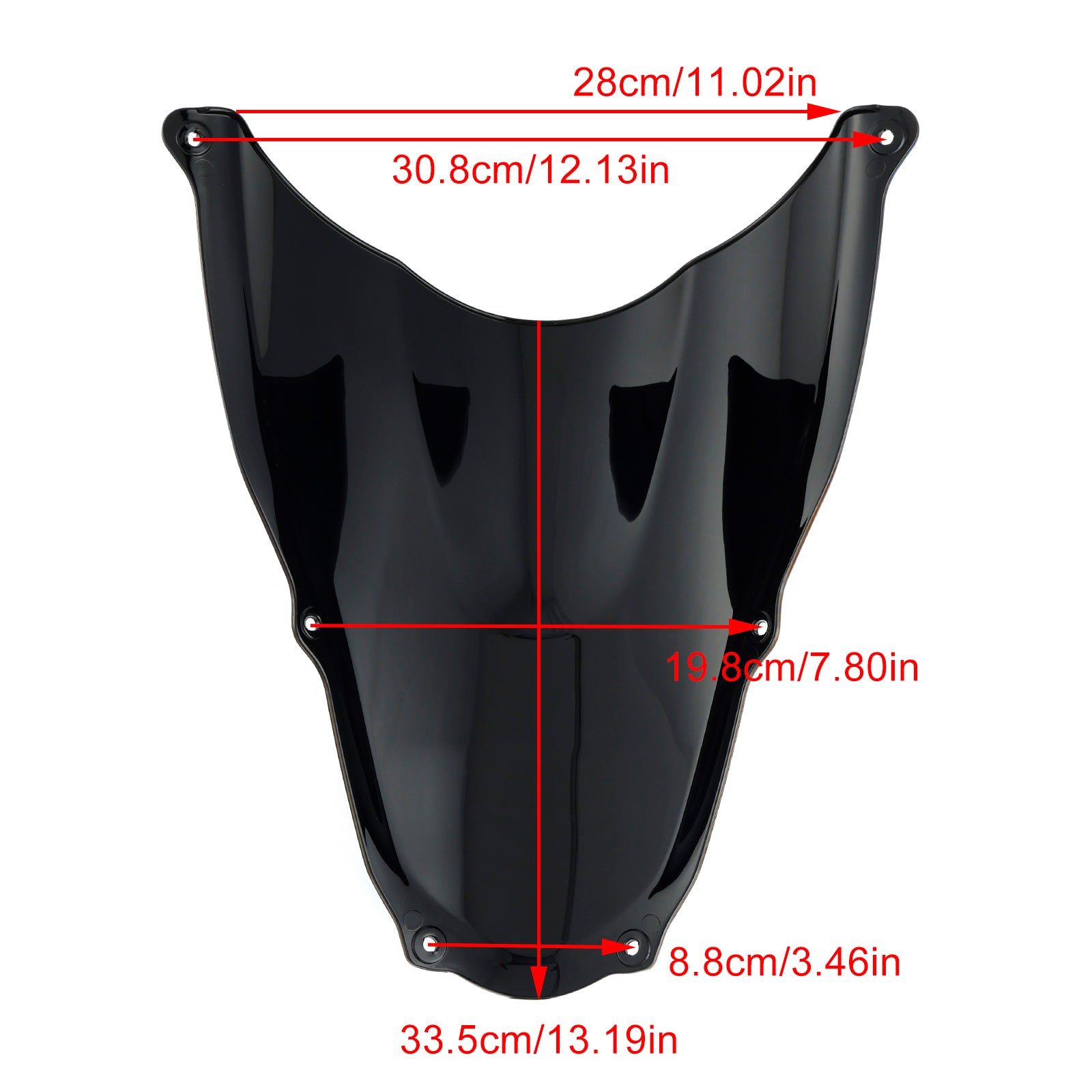 06-10 ヤマハ RS125 ABS オートバイ フロントガラス フロント スクリーン