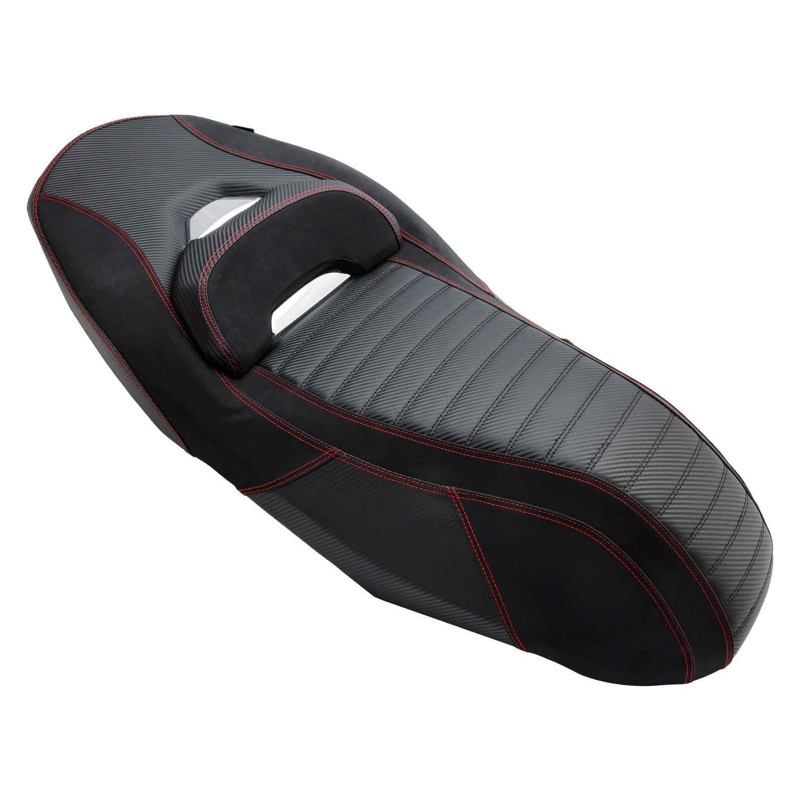 23-24 Yamaha X-Max 300 Asiento de pasajero con cojín completo para color rojo