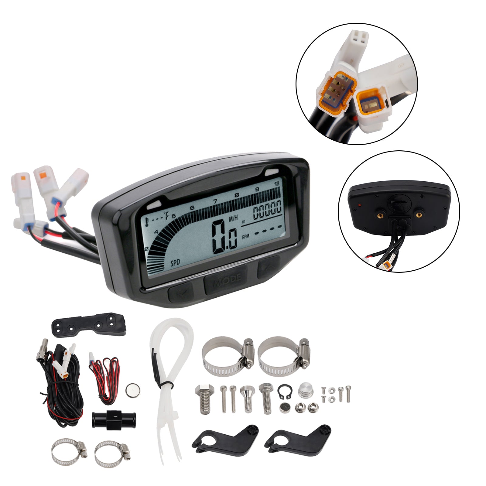 06-24 Yamaha Raptor 700 Speedometer Odometer Tachometer Digital Lcd