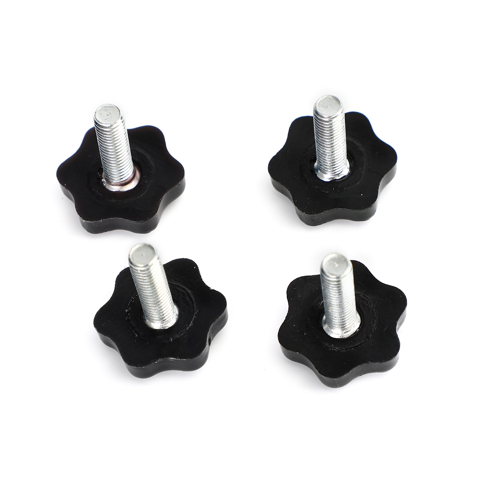 4X 96-19 Harley Glide King Touring Saddlebag Lever Lock Bolts Nuts Set Silver