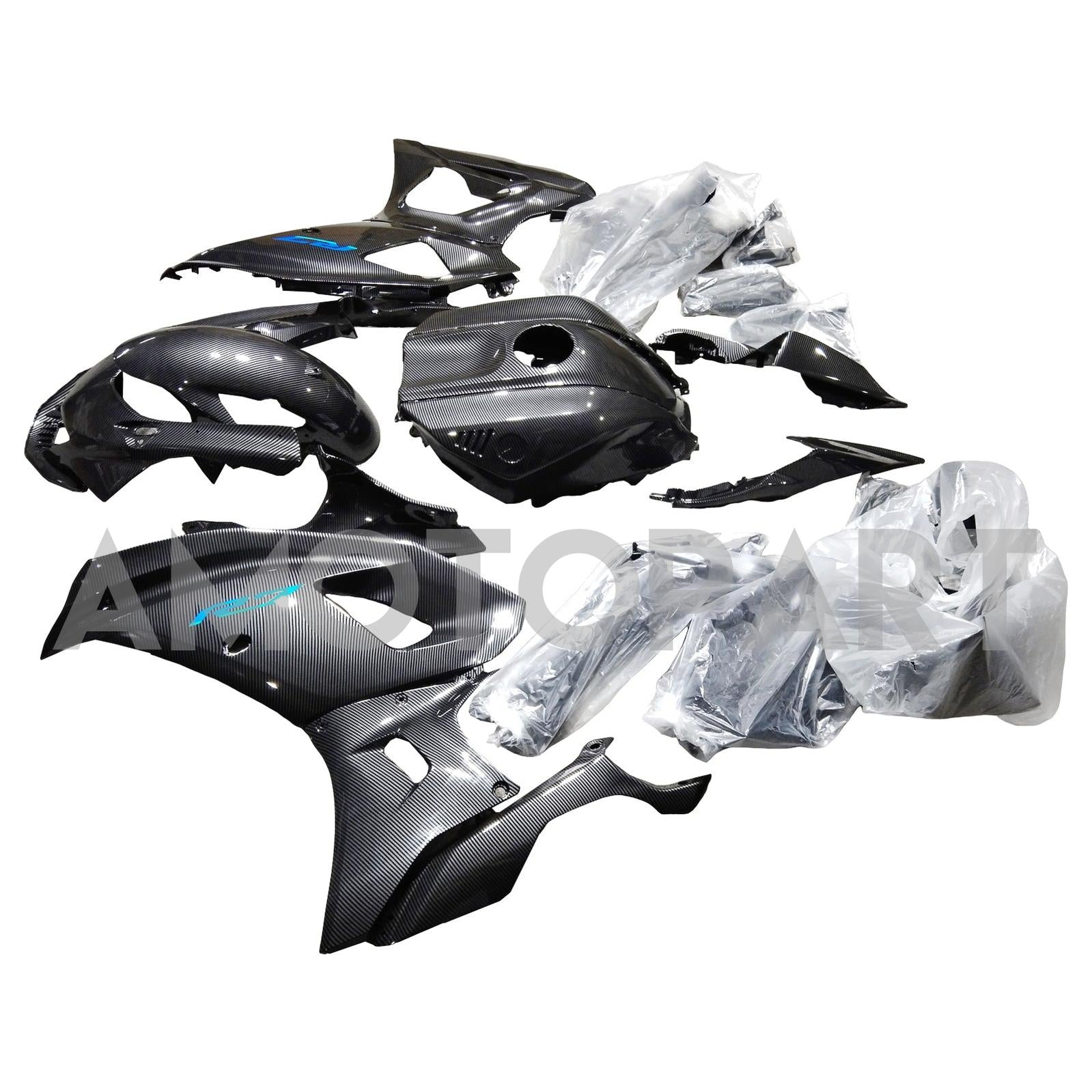 Amotopart 2021-2025 Yamaha YZF-R7 Black Fairing Kit