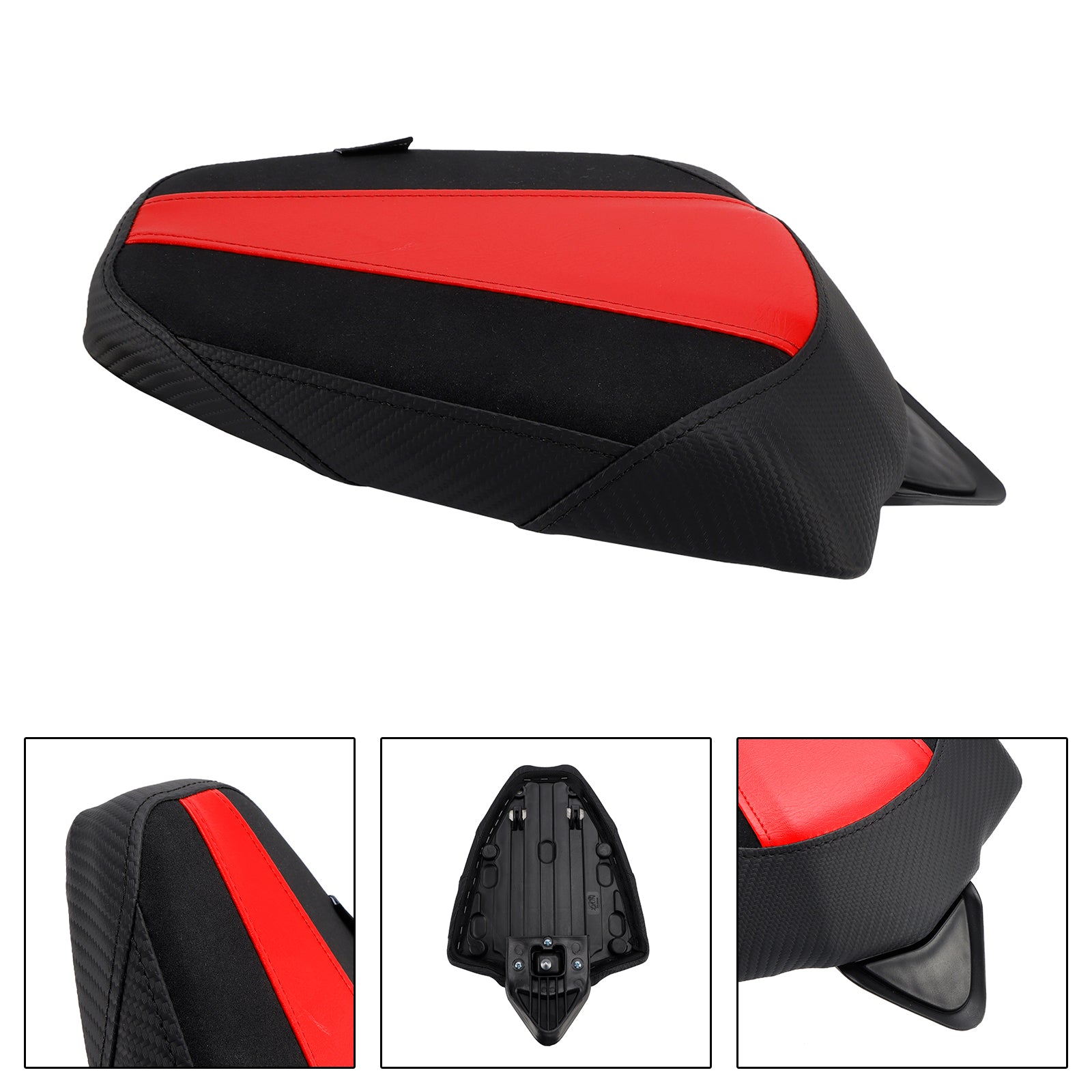 24-25 Black Aprilia RS457 RS 457 Rear Passenger Seat Cushion Pillion Flat