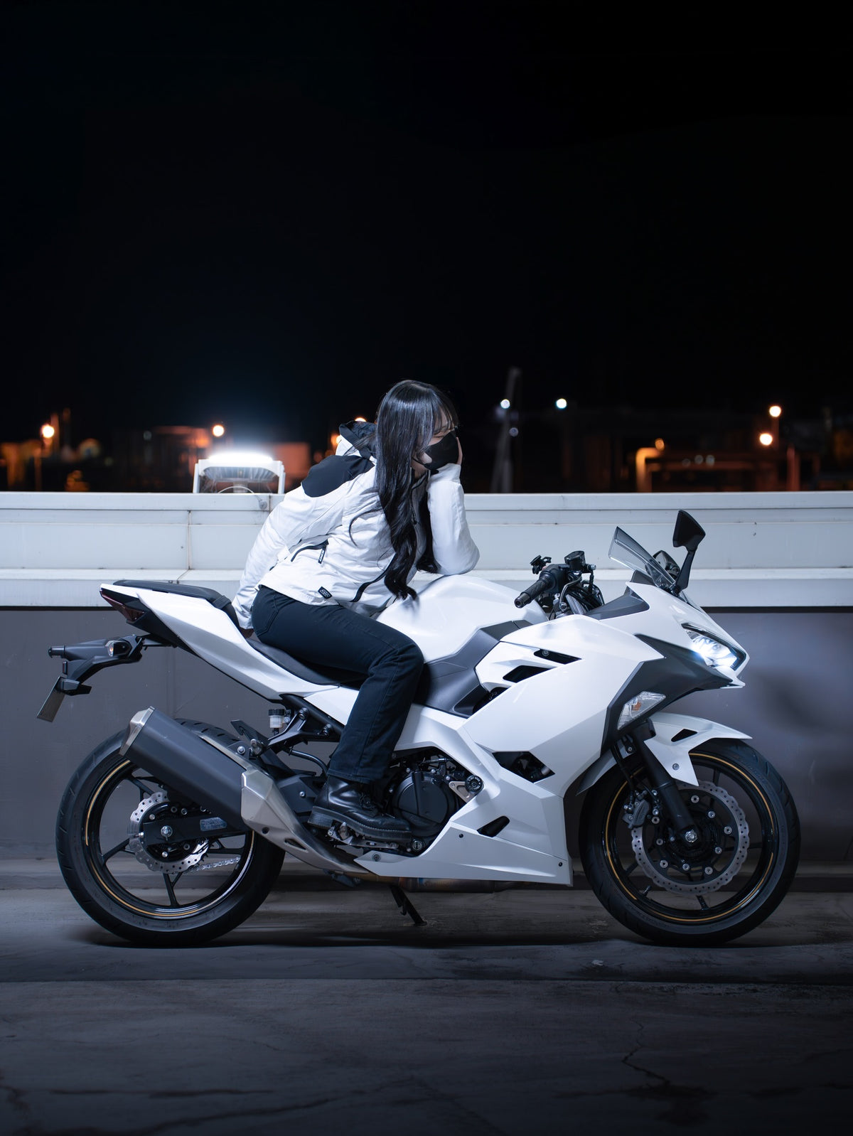 Amotopart 2018-2024 Kawasaki EX400 Ninja400 Glossy Purple Fairing Kit