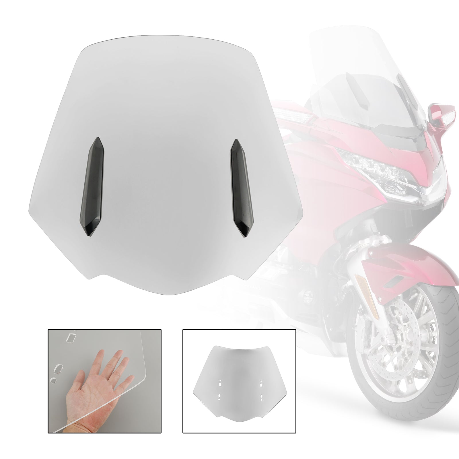 18-23 Honda Gold Wing GL1800 ABS čelní sklo