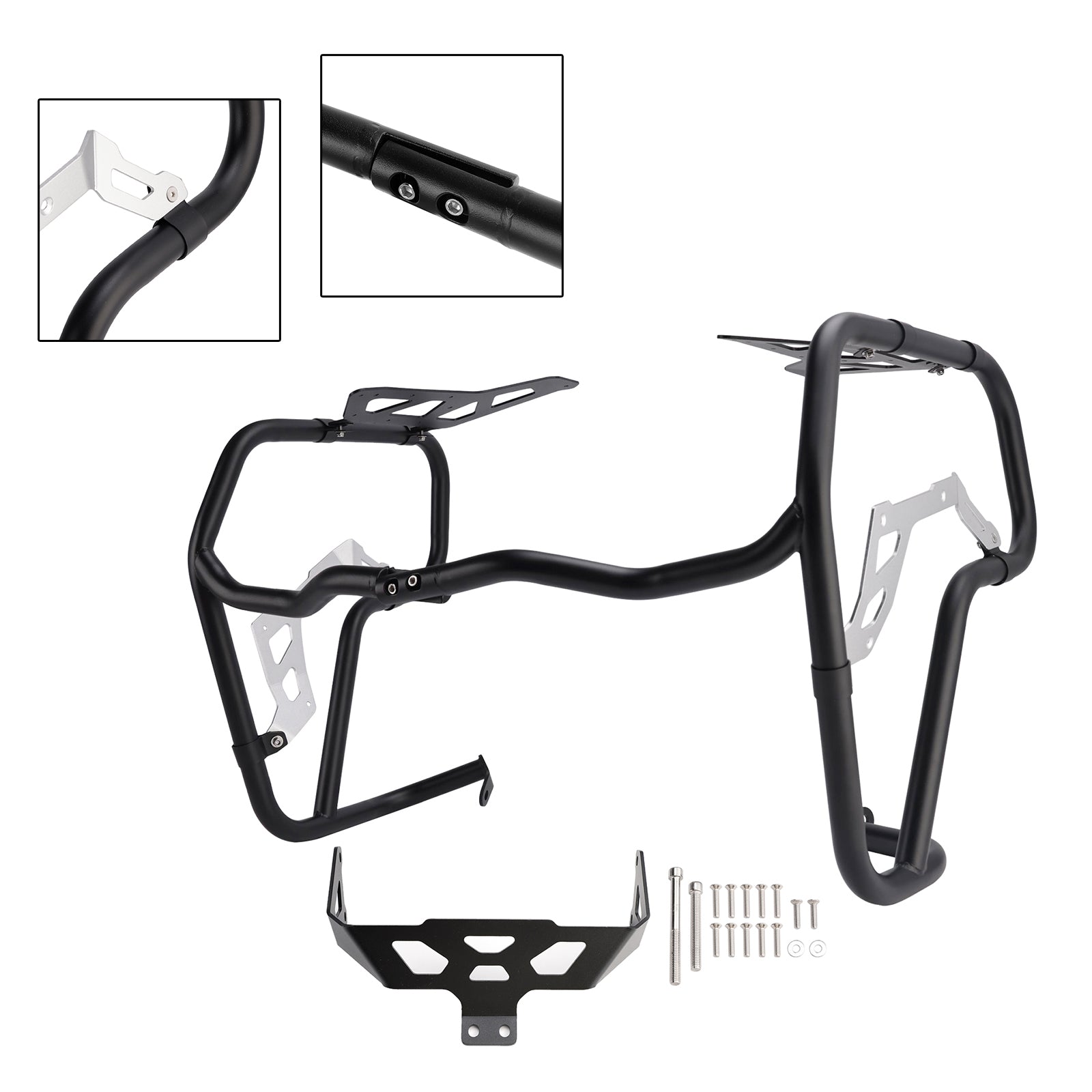 2024-2026 Adv Bmw R1300Gs Lower Engine Guard Frame Crash Bar Steel Fit Black