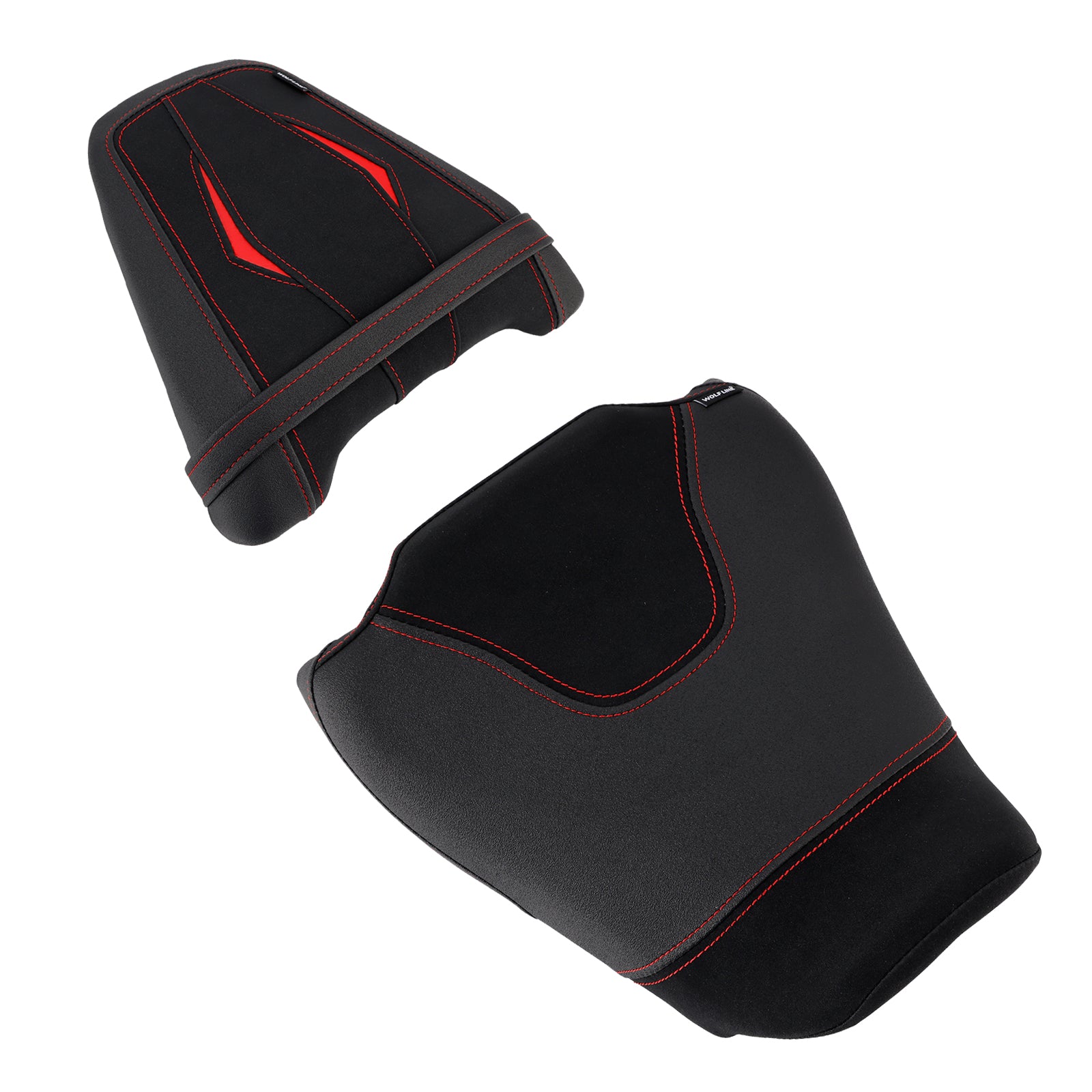 24-25 Honda Cb650R Cbr650R Front&Rear Raider Passenger Cushion Kit Black2