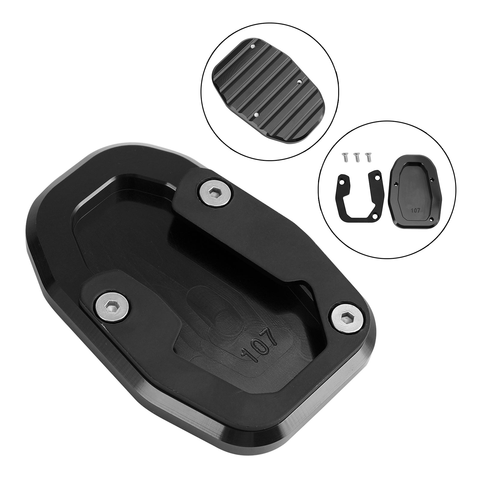 2022-2023 Ducati Desert X Kickstand Förstora plattplatta