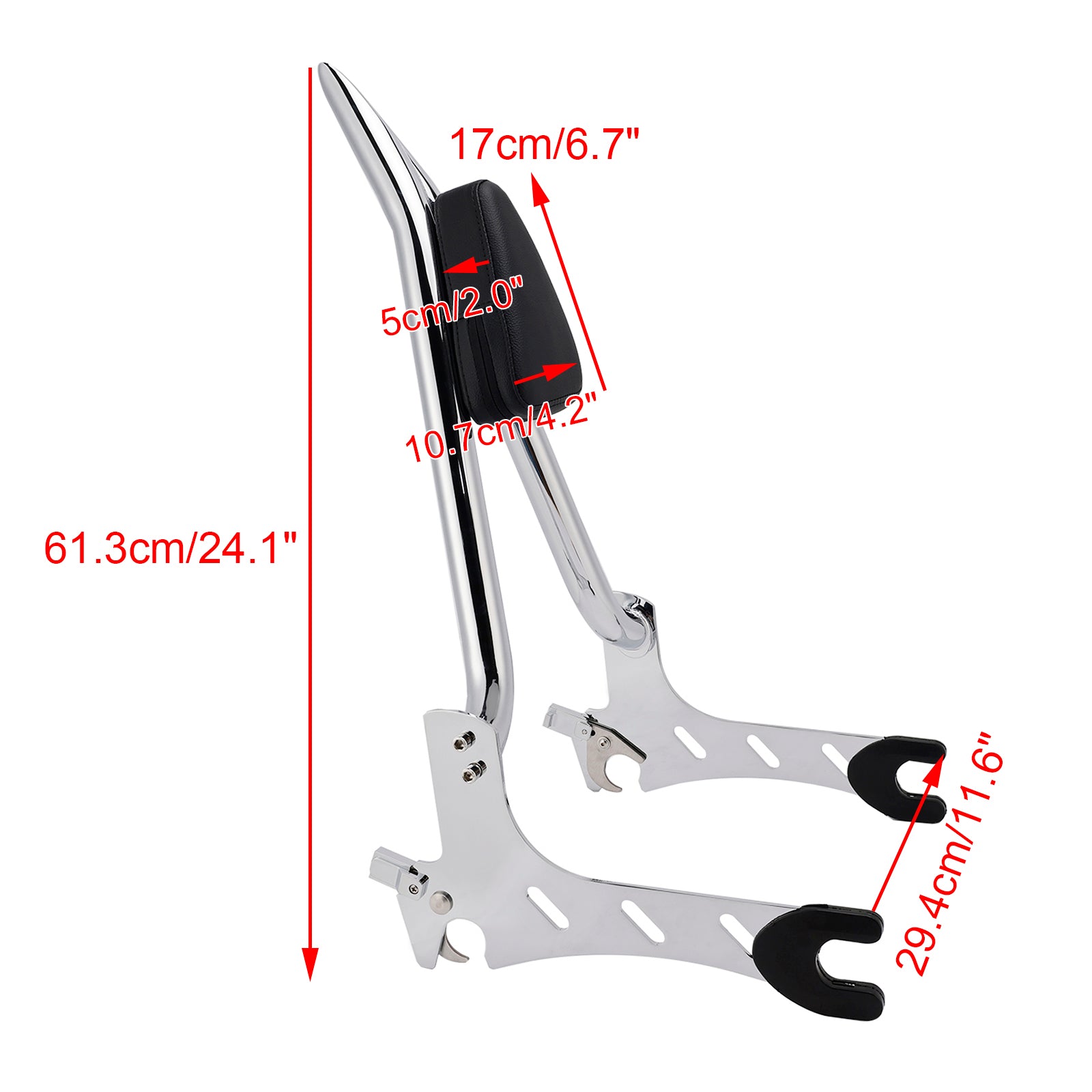 Indian Challenger Chieftain Springfield Passenger Sissy Bar Backrest
