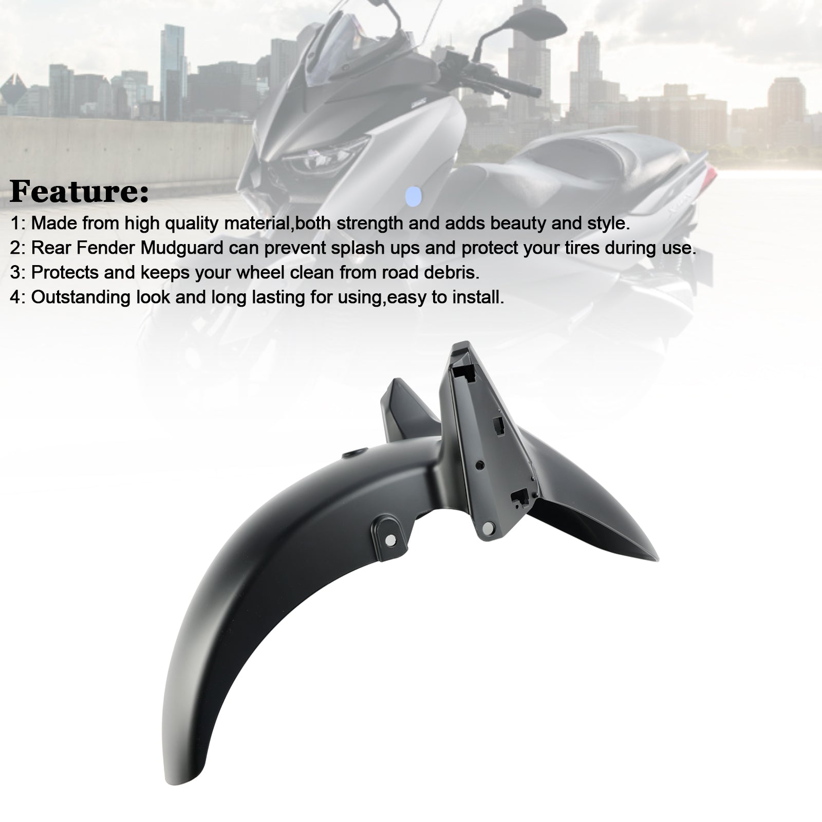 23-24 YAMAHA X-MAX 300 Front Fender Mudguard Fairing Cowl