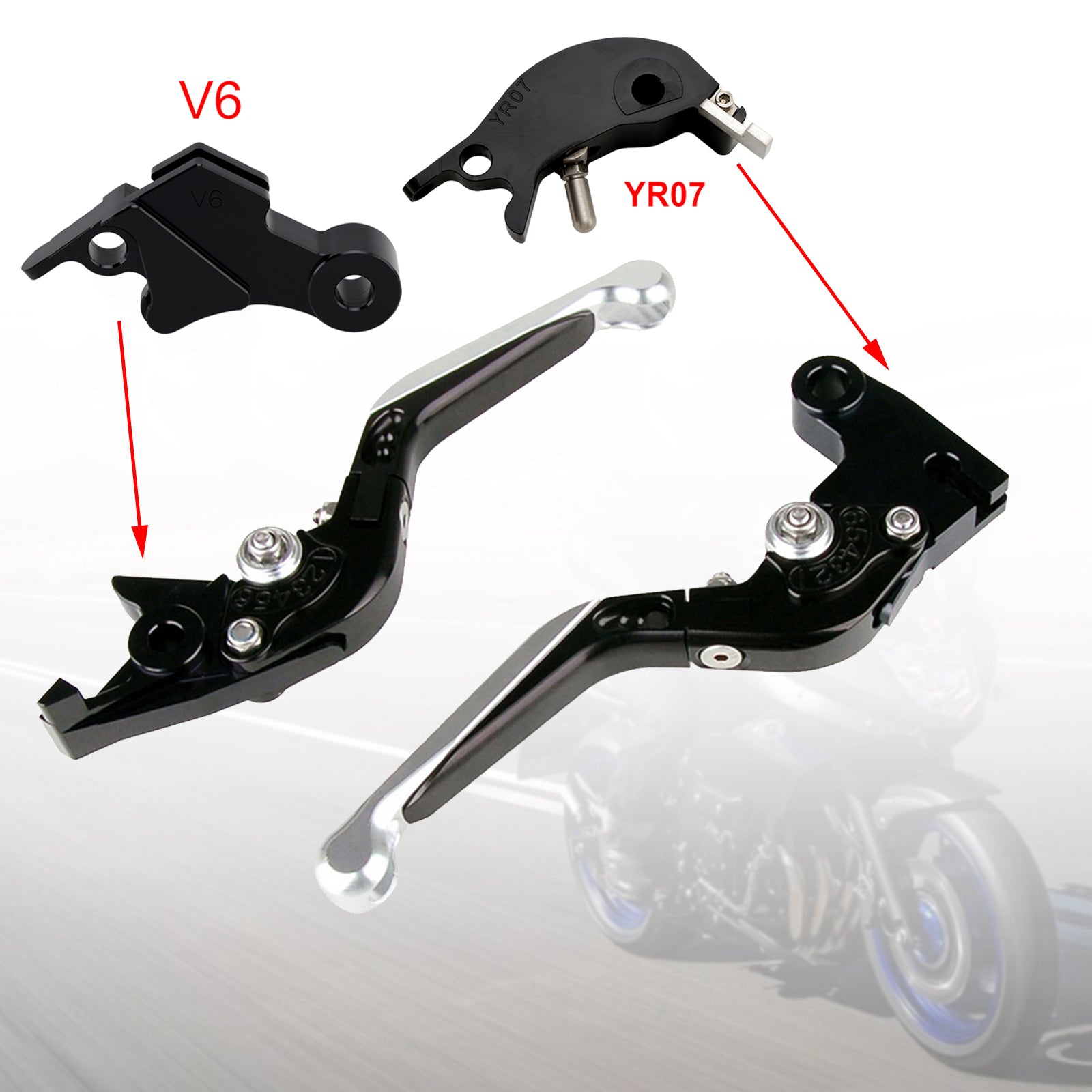 24-25 YAMAHA XSR900 XSR900GP MT-09 MT-09SP Adjustable Clutch Brake Lever