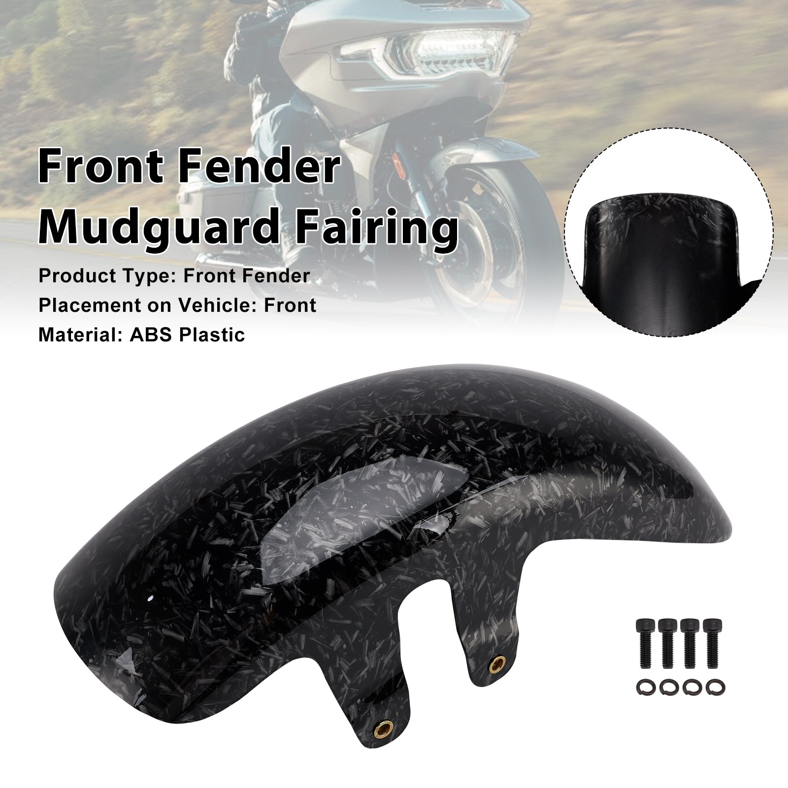 23-25 Touring CVO Road Glide / Street Glide Front Fender Mudguard Fairing