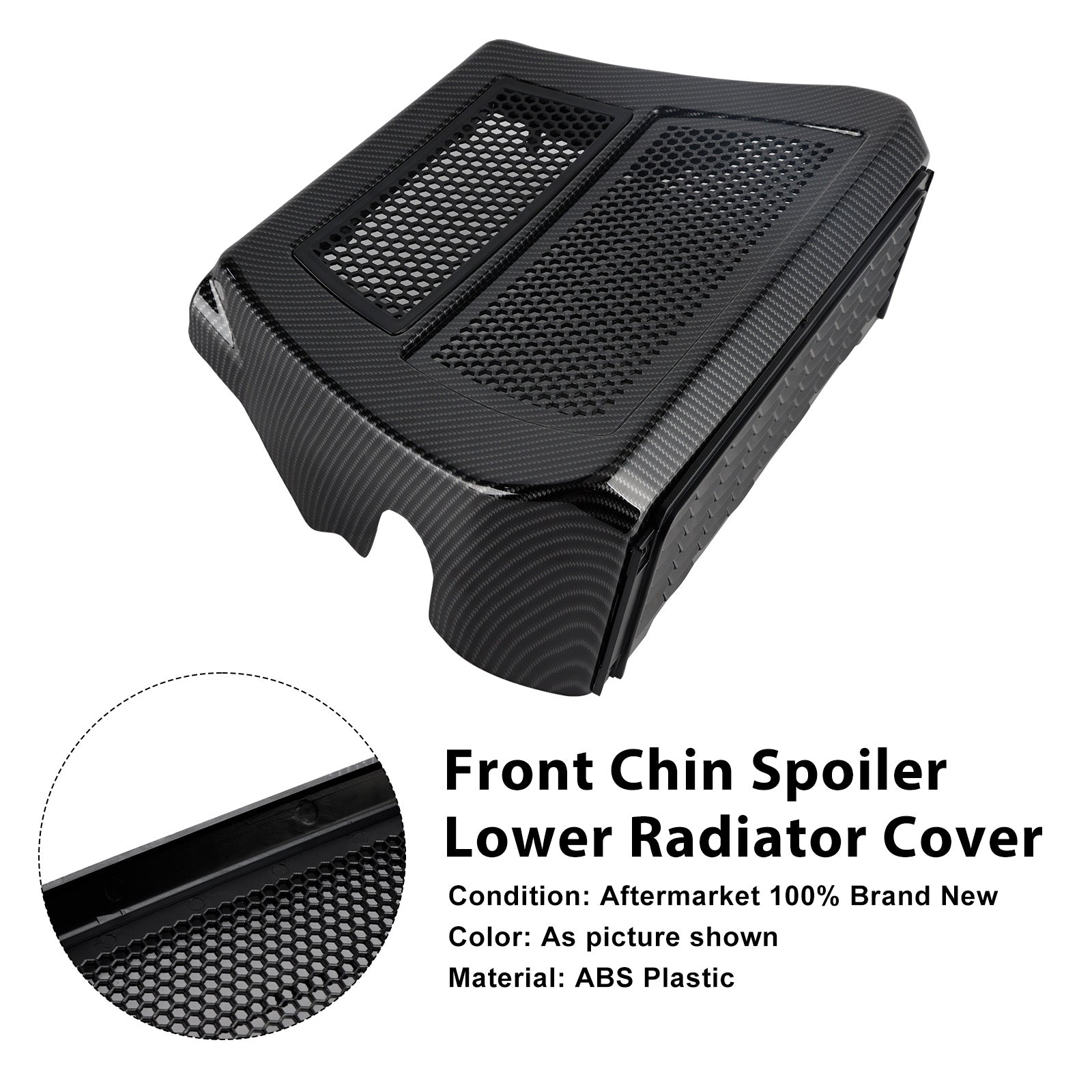CVO Street Glide FLHXSE 23-25 Lower Chin Spoilers Radiator Guard Cover