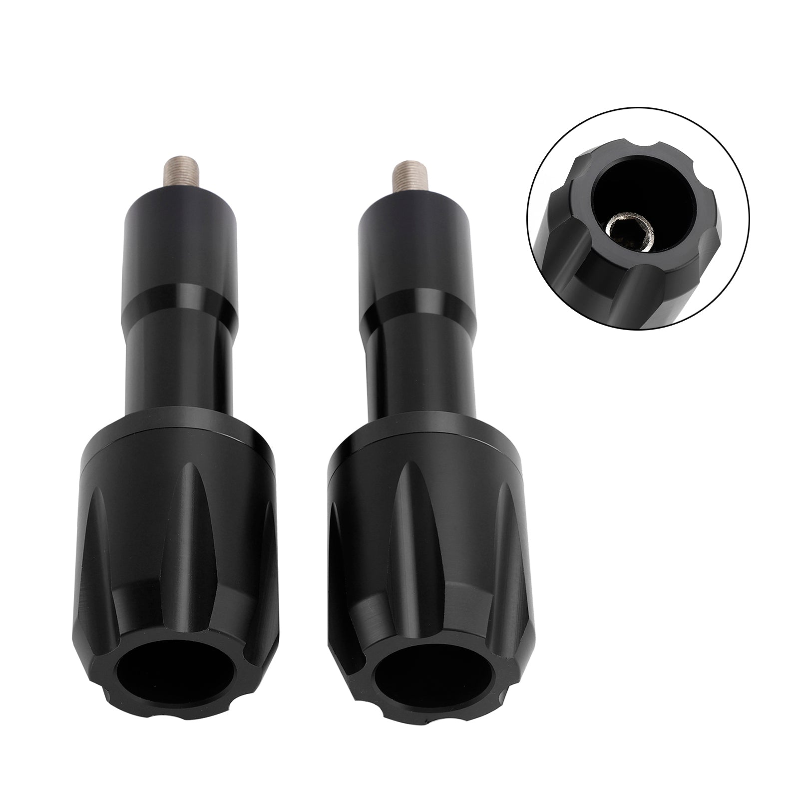 2021-2023 YAMAHA YZF-R7 YZF R7 CNC Anti-Crash Sliders Protector Black