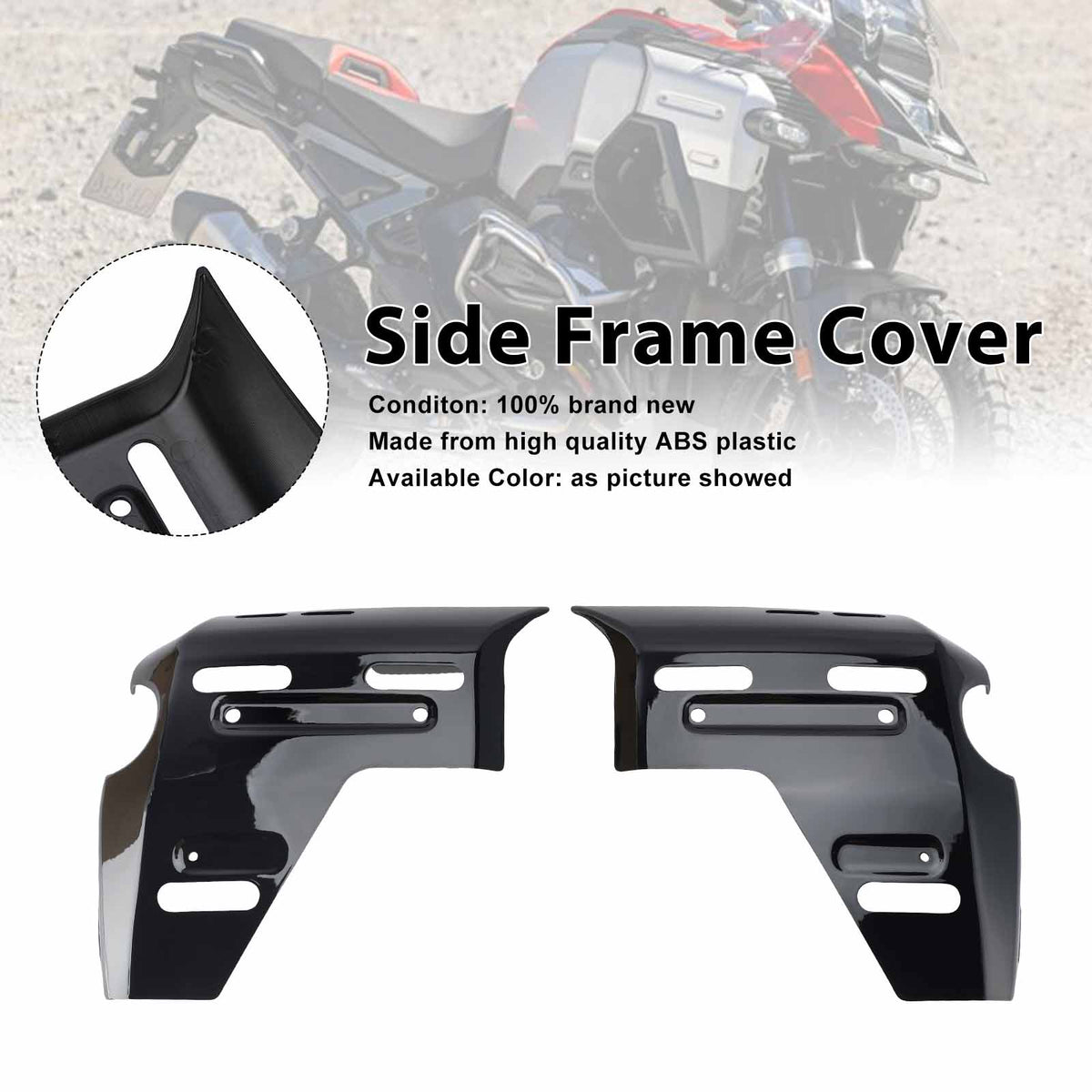2025-2026 BMW R1300GS ADV Cubierta de carenados de panel de marco lateral