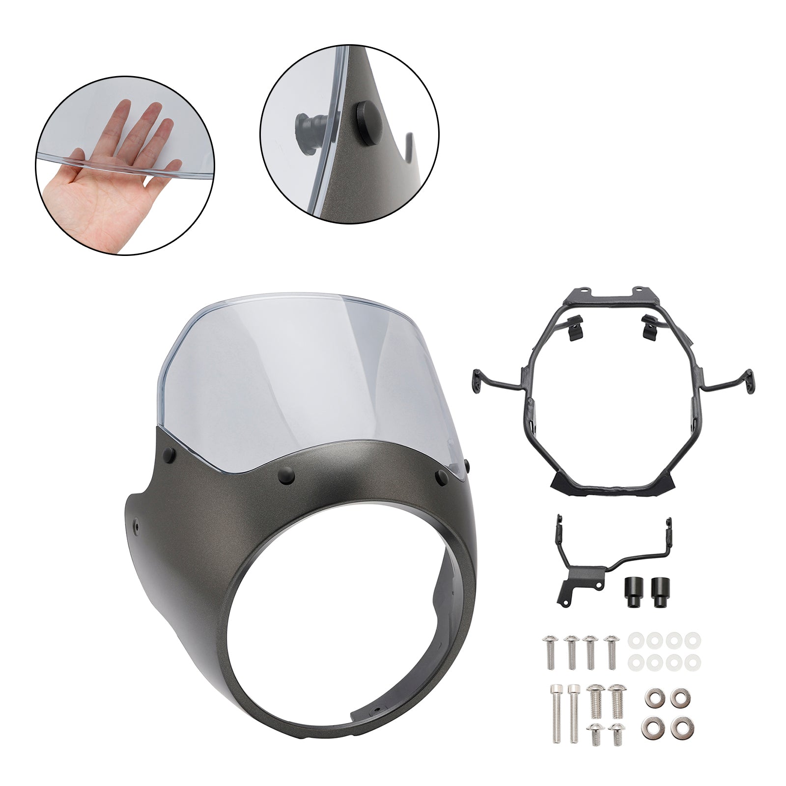 2023-2024 Honda GB350 GB350S vindrutan vindruta strålkastare