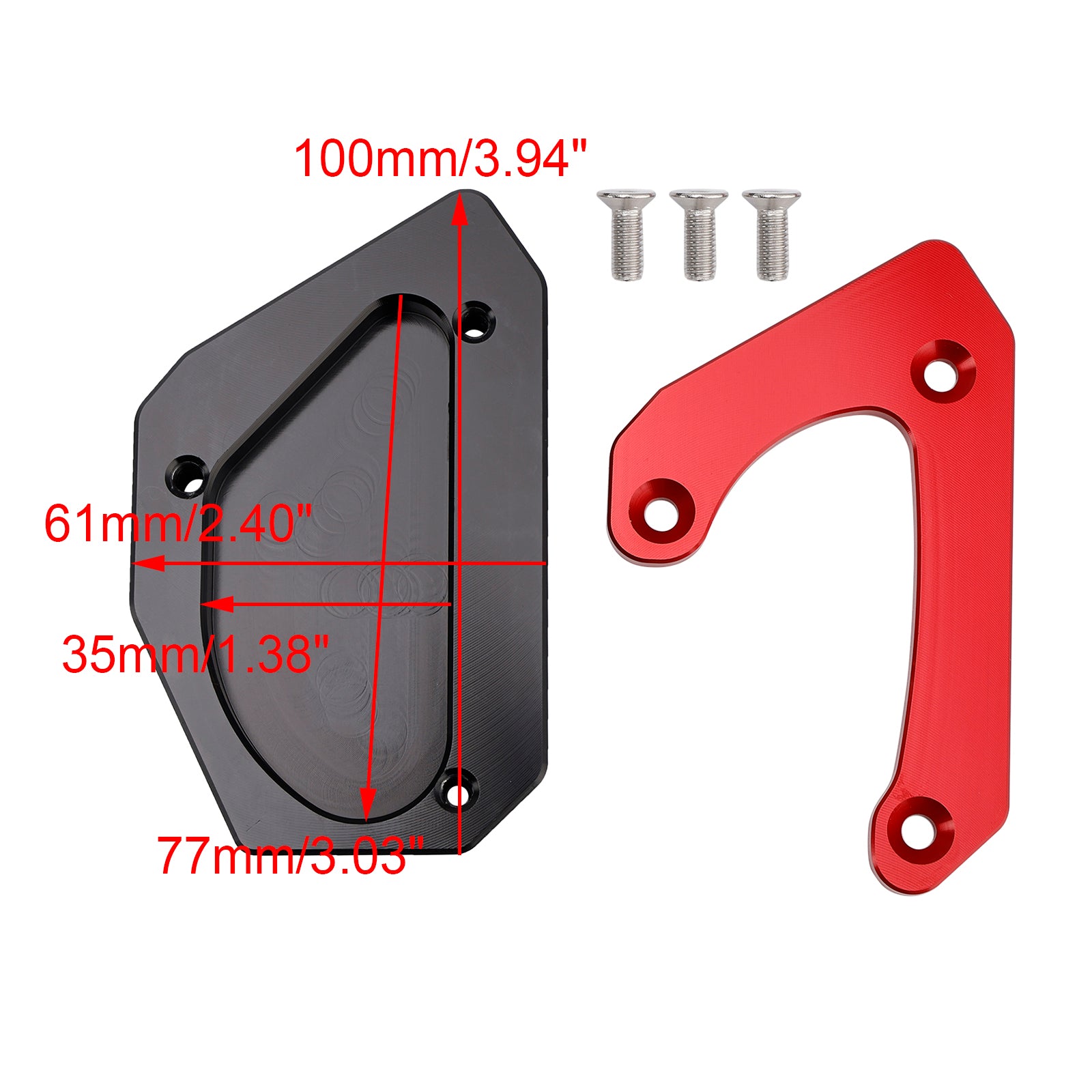 Suzuki V-strom 650 DL650 XT 2011-2024 Kickstand Enlarge Plate Pad