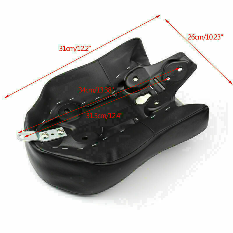 06-09 Harley Dyna Passenger Rear Pillion FXDL FXD Motorcycle BS3 Seat Black
