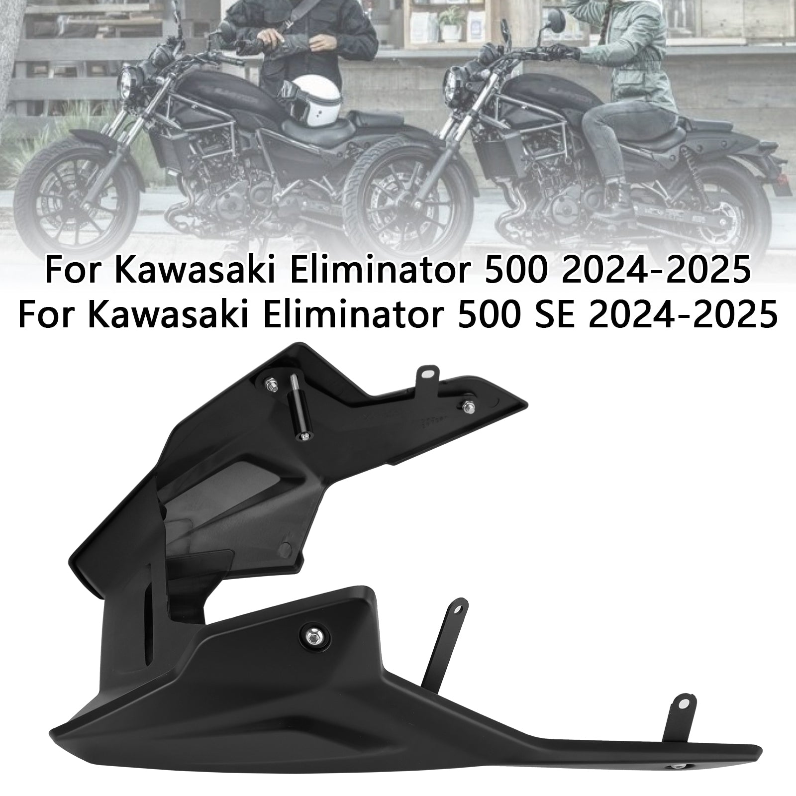 2024-2025 Kawasaki Eliminator 400/450/500 Lower Fairings Full Belly Pan