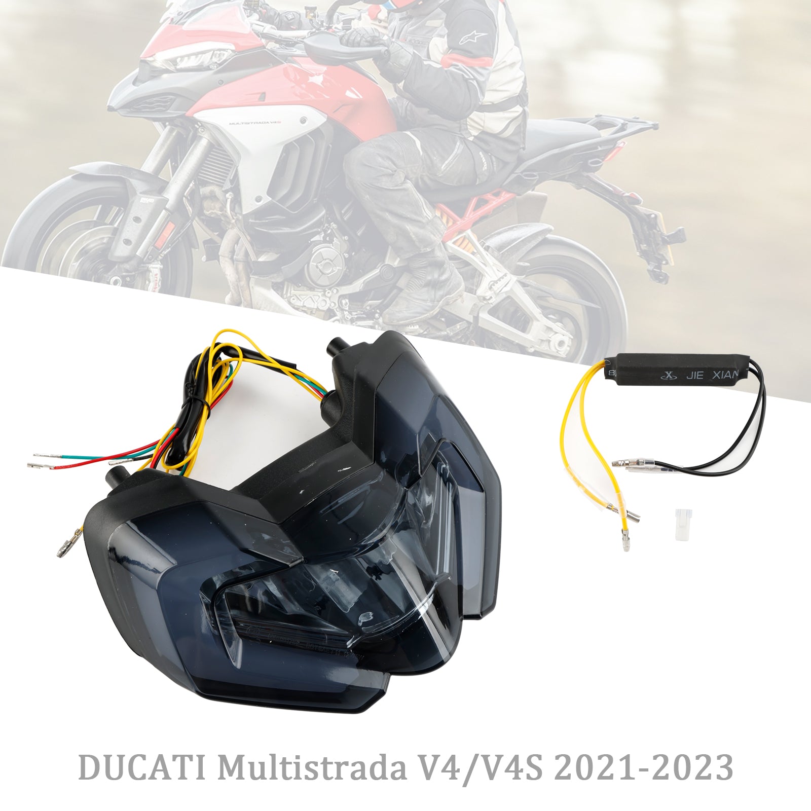 Zintegrowane sygnały skrętu światła ogona dla Ducati Multistrada V4S V4 110 21-23