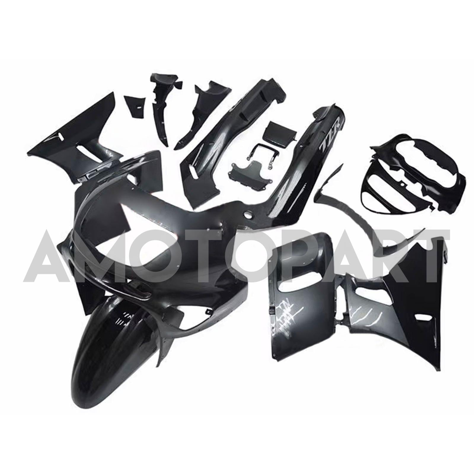 Amotopart ZZR400 1993-2007 ZZR600 1998-2003 Kawasaki Gloss Grey Dehnung Kit