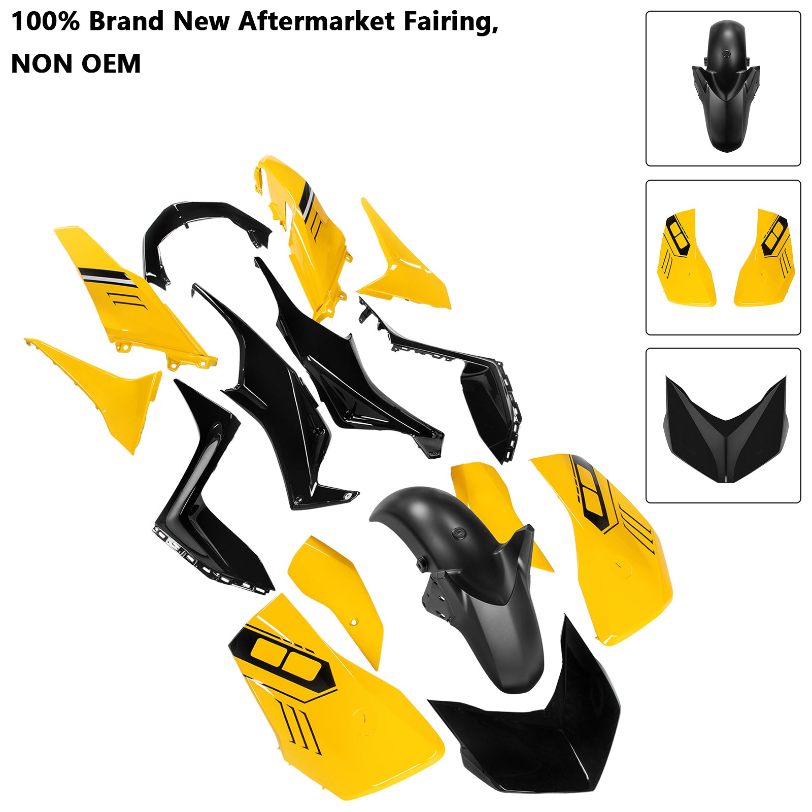 Amotopart 2023-2024 Yamaha x Max 300 Kit de carénage