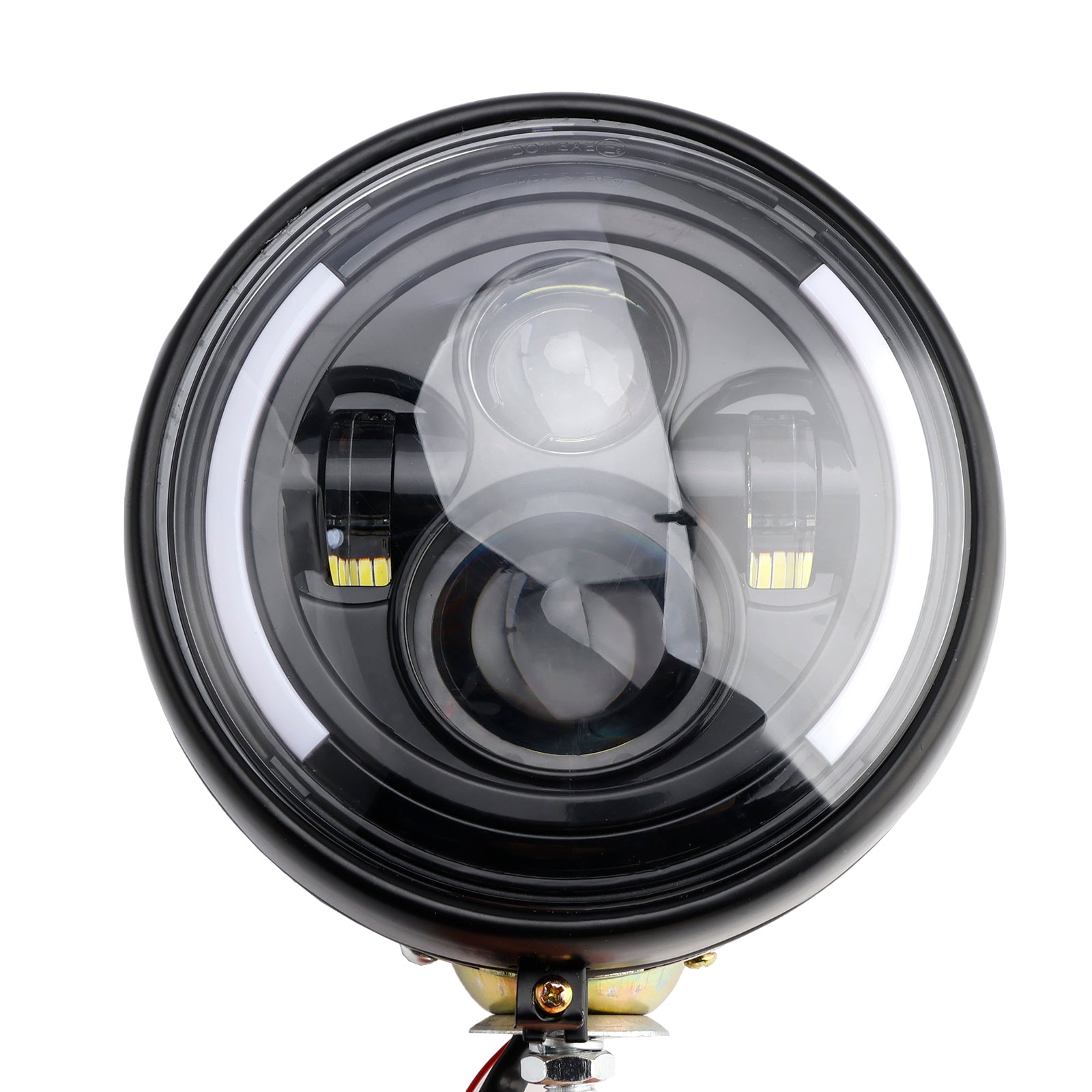 Motorcycle 7 Inches Spotlight Headlight Fog Multifunctional Black #84