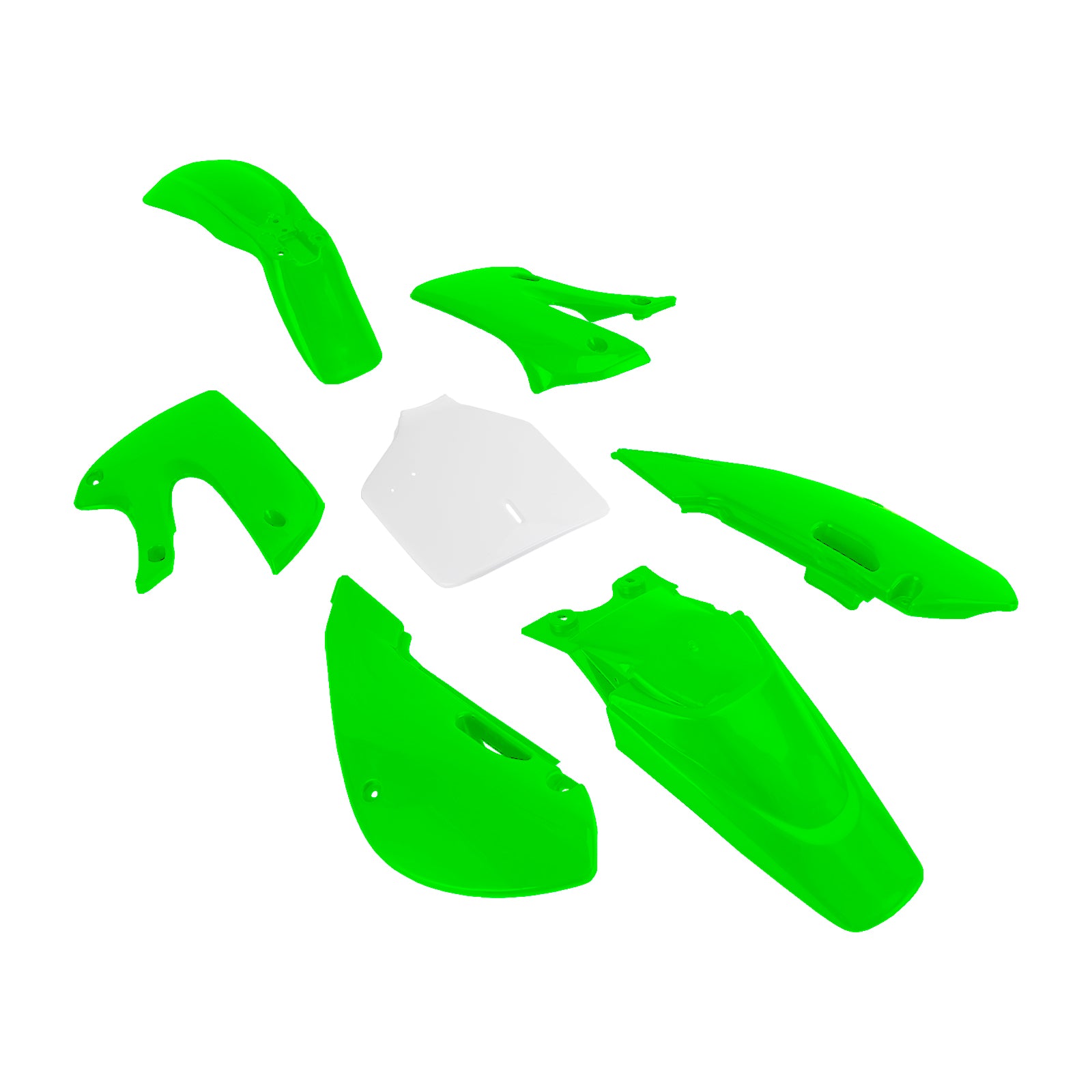 Injektion ABS Plastikkörperverkleidungskit für Kawasaki KLX110 KLX65 RM65 DRZ110