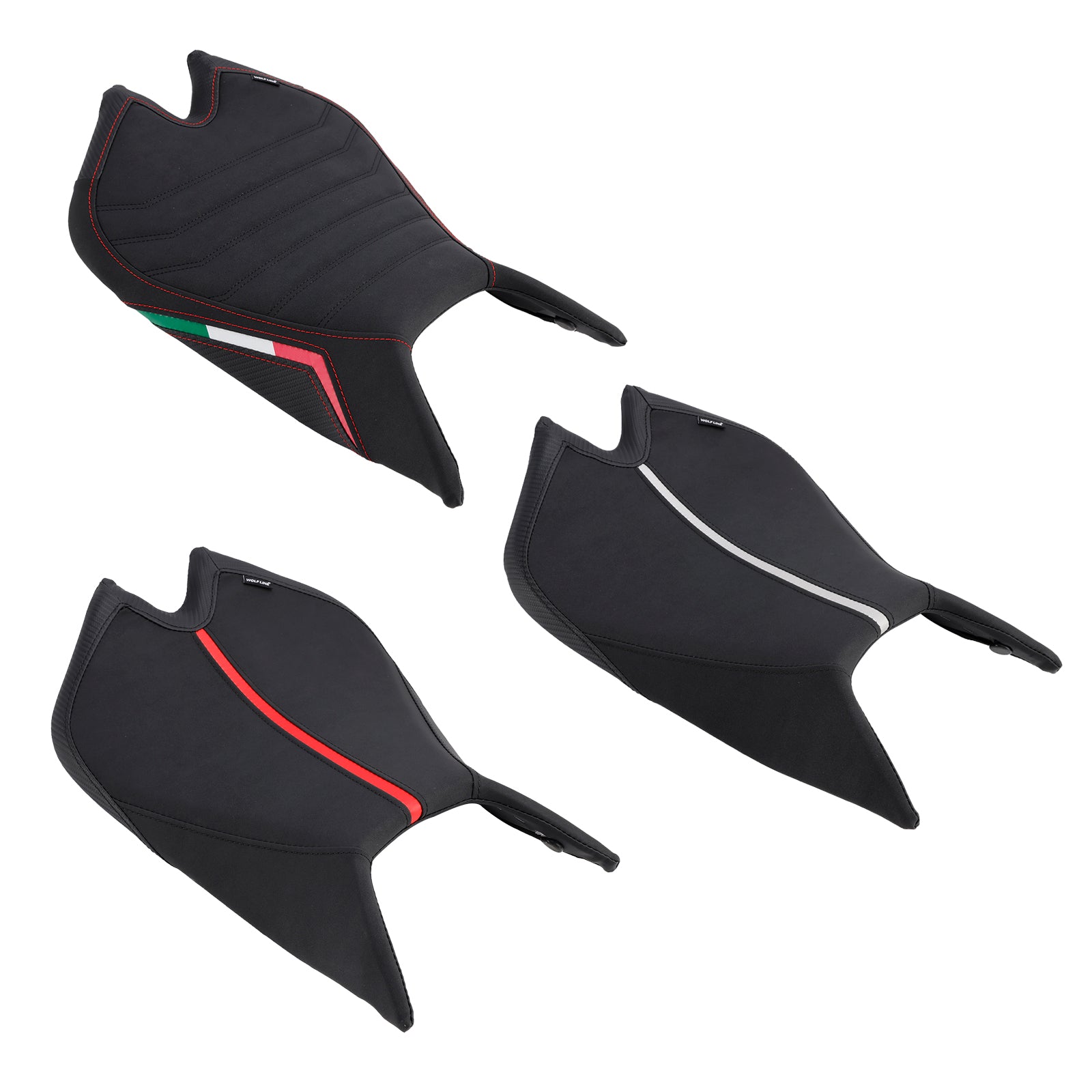 2021-2024 Aprilia RSV4 1100 PRZEDMI RAIDER SIEDZICA Kierowca poduszka pu czarna