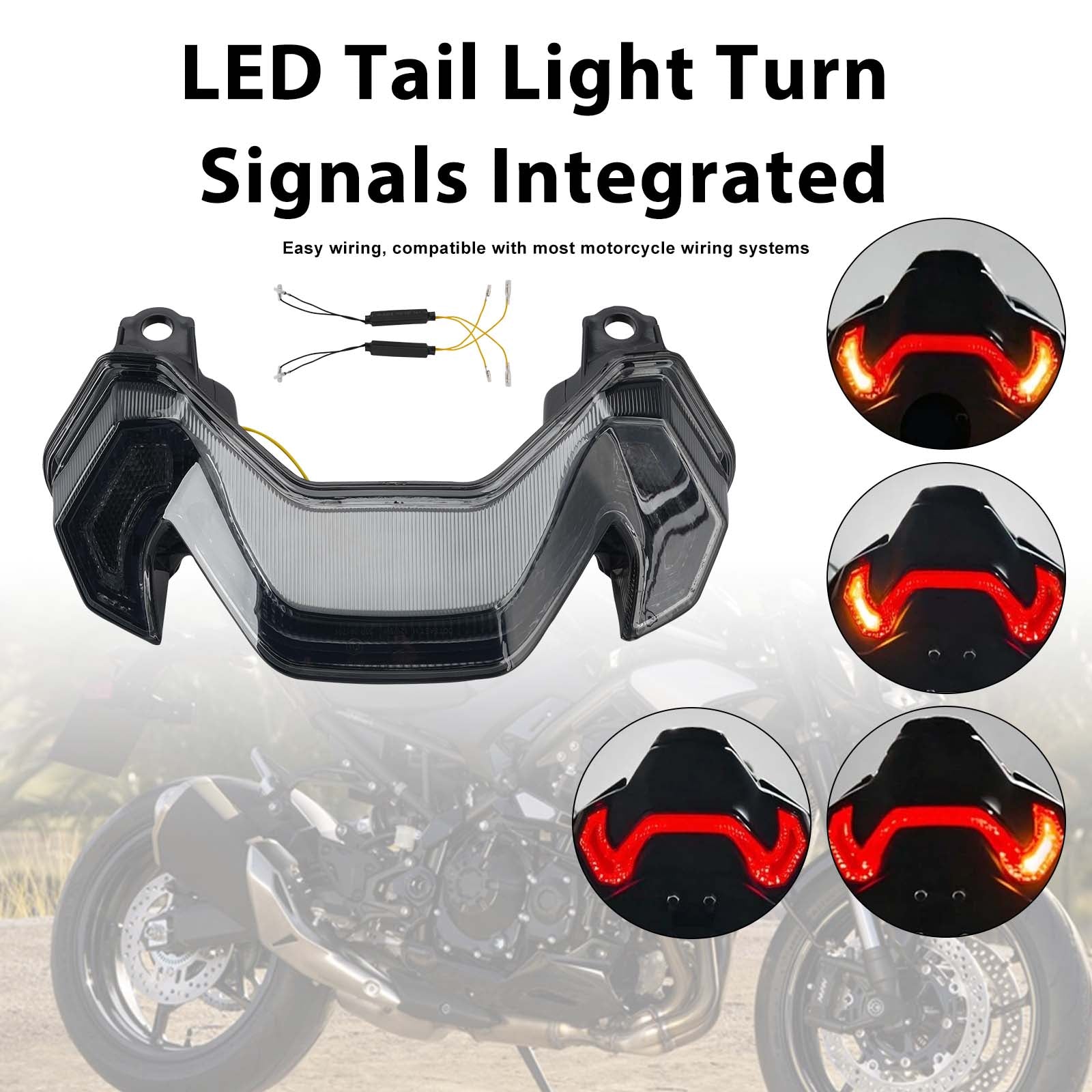 2025-2026 KAWASAKI Z900 Z900SE LED koncové světlo směrovky integrované