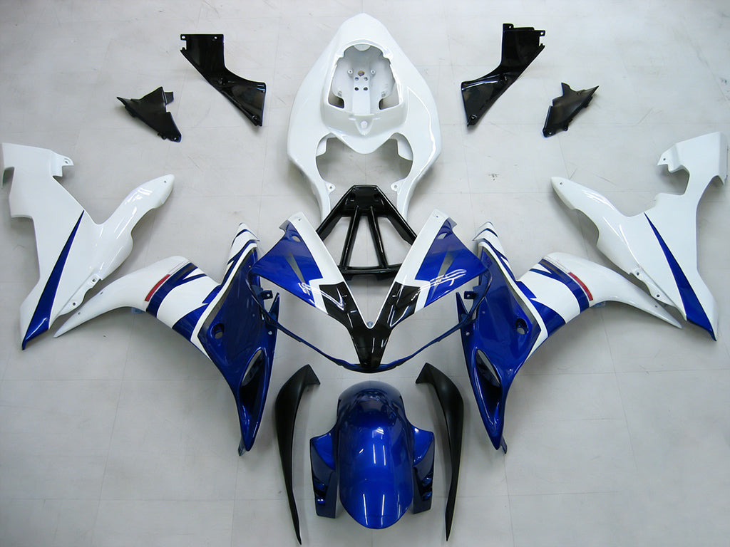 Amotopart 2004-2006 Yamaha YZF 1000 R1 Kit de carenado blanco azul