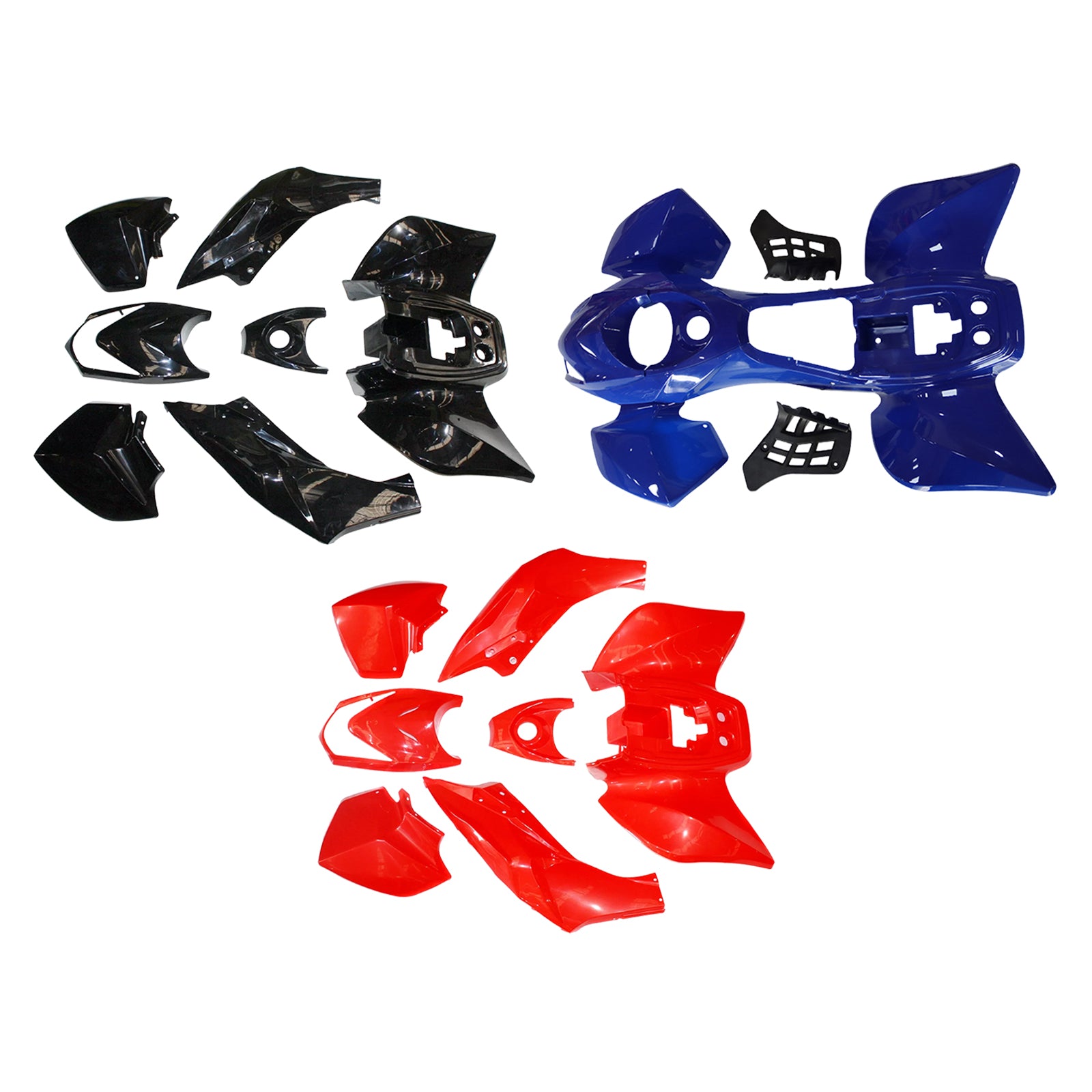 Amotopart for 110cc 125cc Quad Dirt Bike ATV 4 Wheelers Fairing Kit Collection