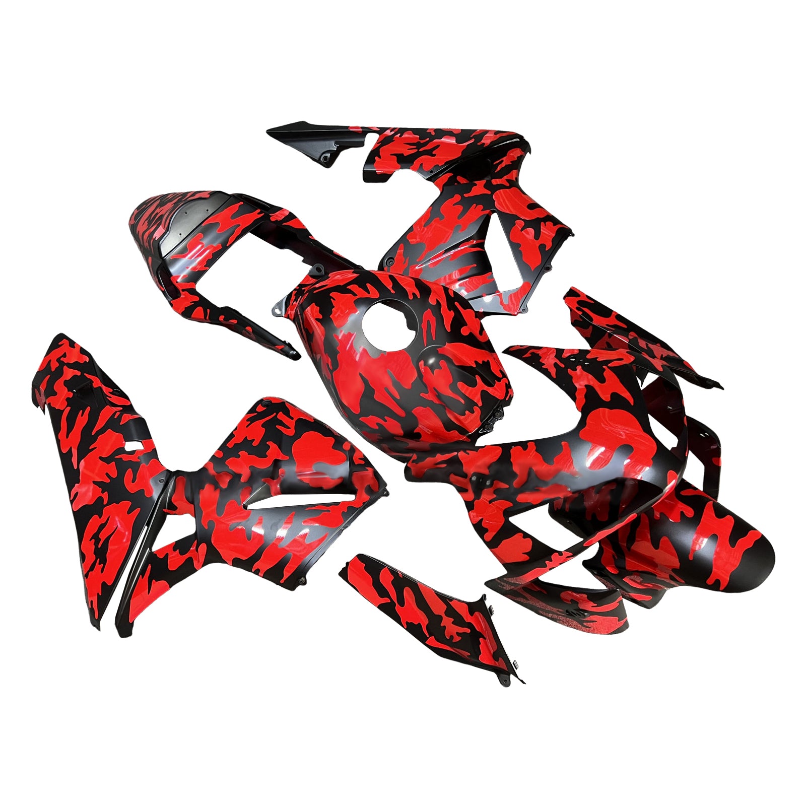 AMOTOPART 2003-2004 Honda CBR600RR Red Black Fairing Kit