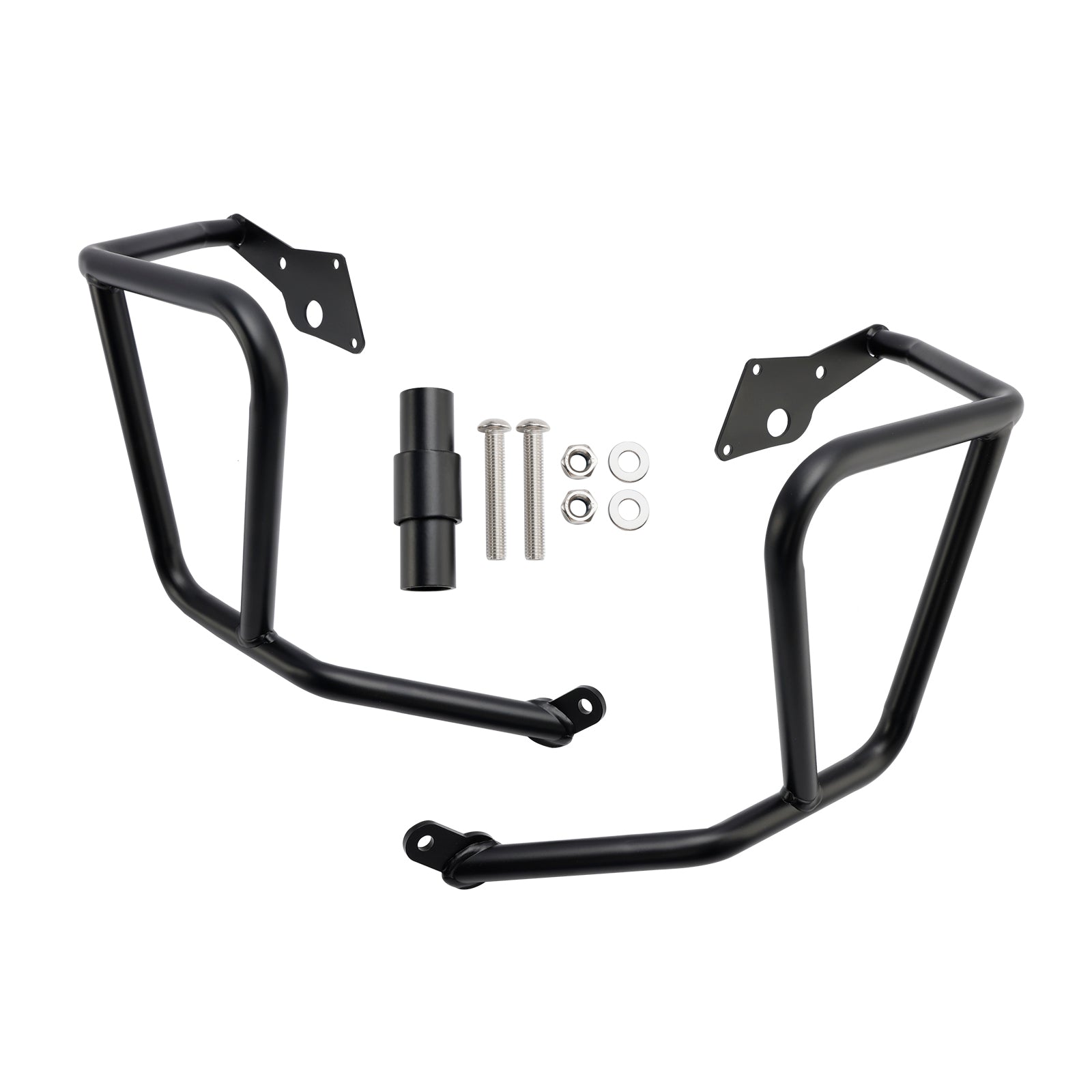 24 Honda Nx400 Nx500 Upper Engine Guard Frame Crash Bar Steel Silver Silver