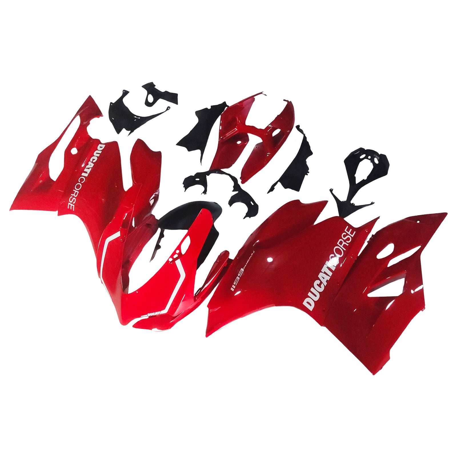 Amotopart 2012-2015 Ducati 899 Red Fairing Kit