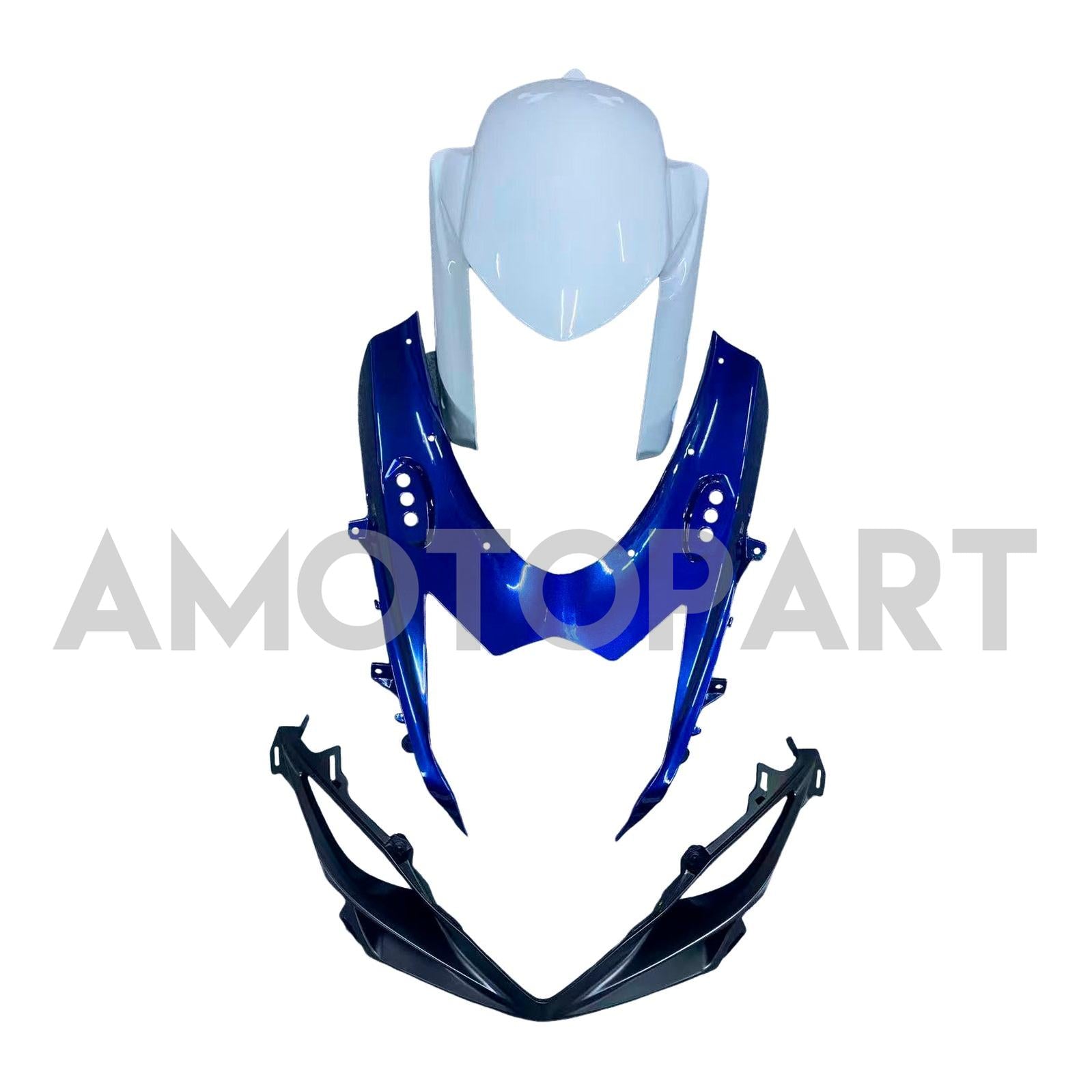 Amotopart 2011-2025 Suzuki GSXR 600/750 White Blue Fairing Kit
