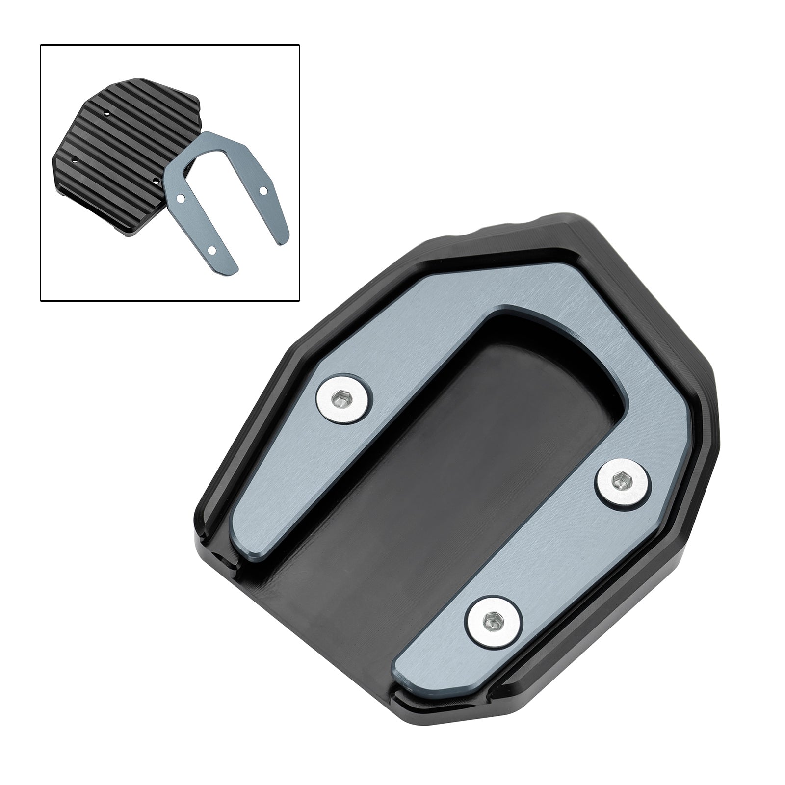 Almohadilla de placa ampliada con soporte para Kawasaki Vulcan S 650 VN650 2015-2021