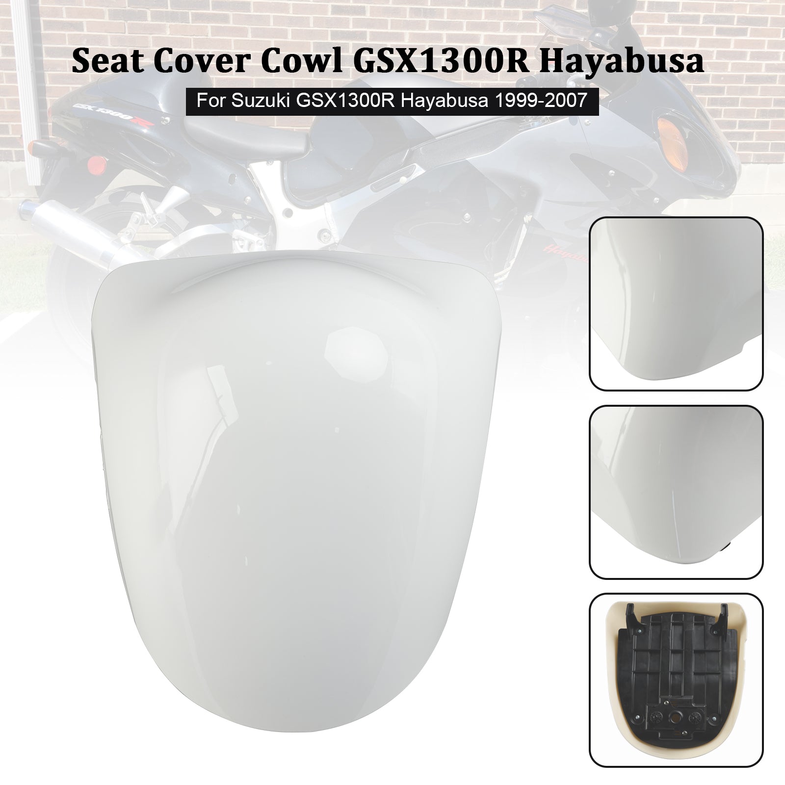 99-07 Suzuki GSX1300R GSX-R1300 Hayabusa Cubierta de carenado del asiento trasero