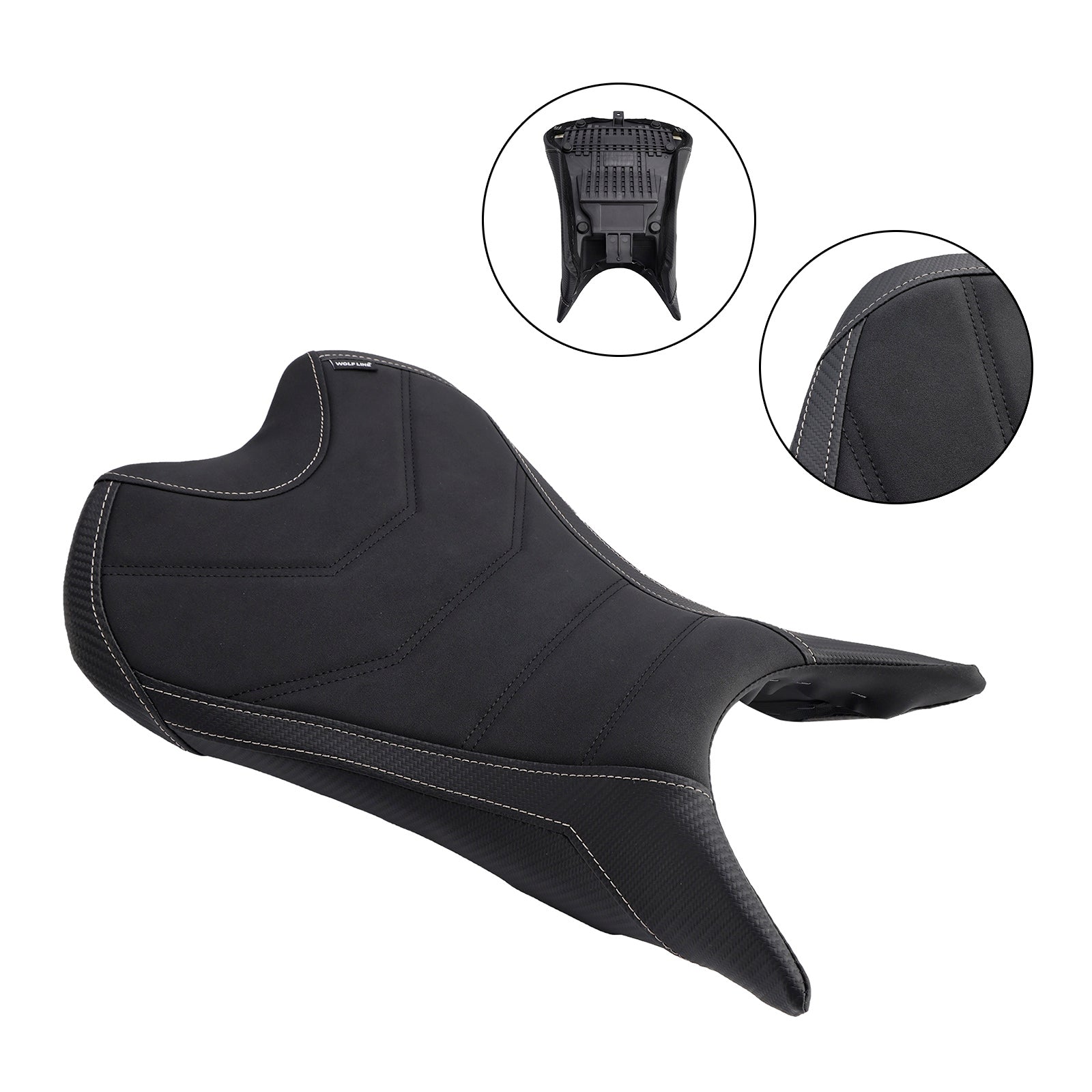 2023-2024 Street Triple 765/S/R Front Driver Seat Raider Cushion Red