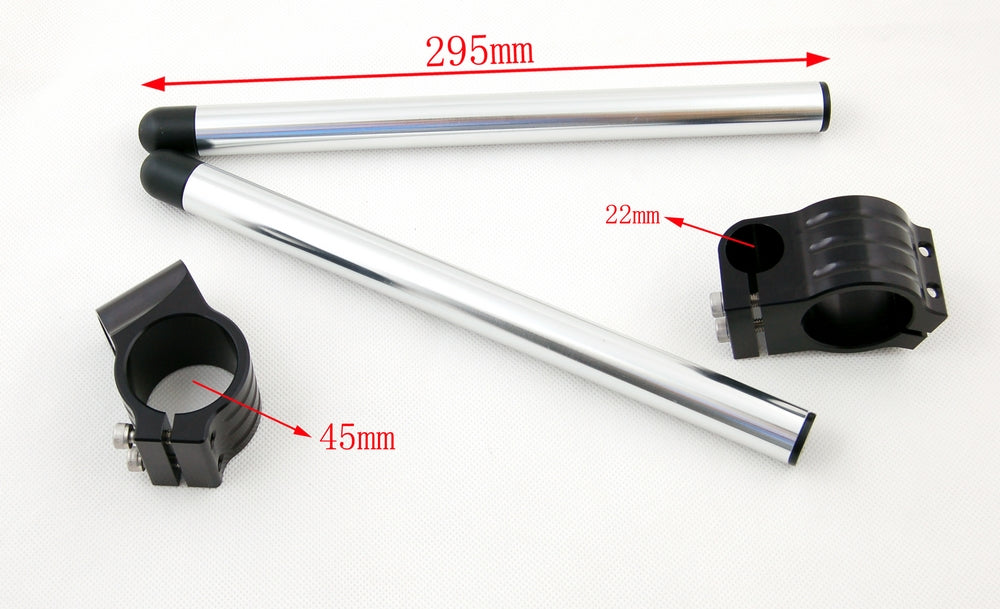 Honda CBR600RR 03-04 CBR900RR SUZUKI GSXR600 45mm Handtage-klipp på svart