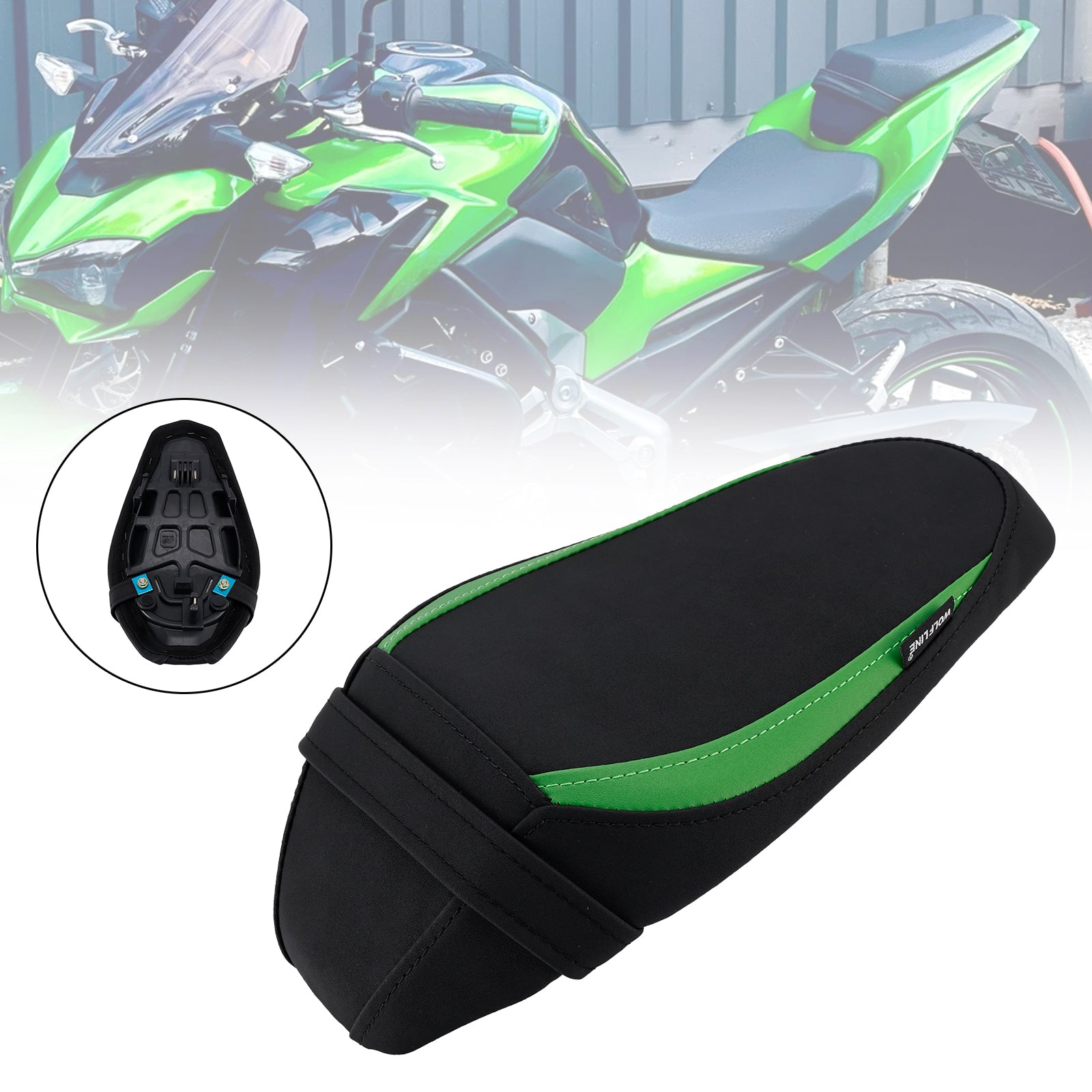 2017-2023 Kawasaki Z900 Rear Passenger Seat Cushion Pu Pillion Flat