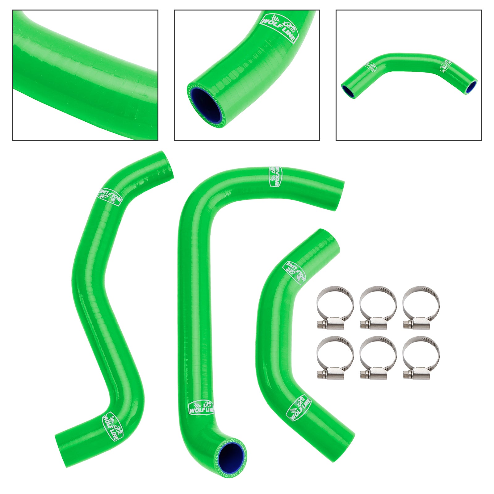 2021-2025 Kawasaki ZX10R ZX-10RR Silicone Radiator coolant Hose