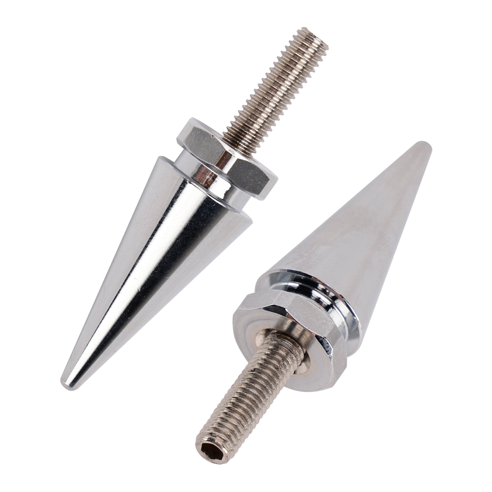 2015-2025 CVO Road Glide FLTR 4pcs Aluminum Windshield Spiked Bolts Silver